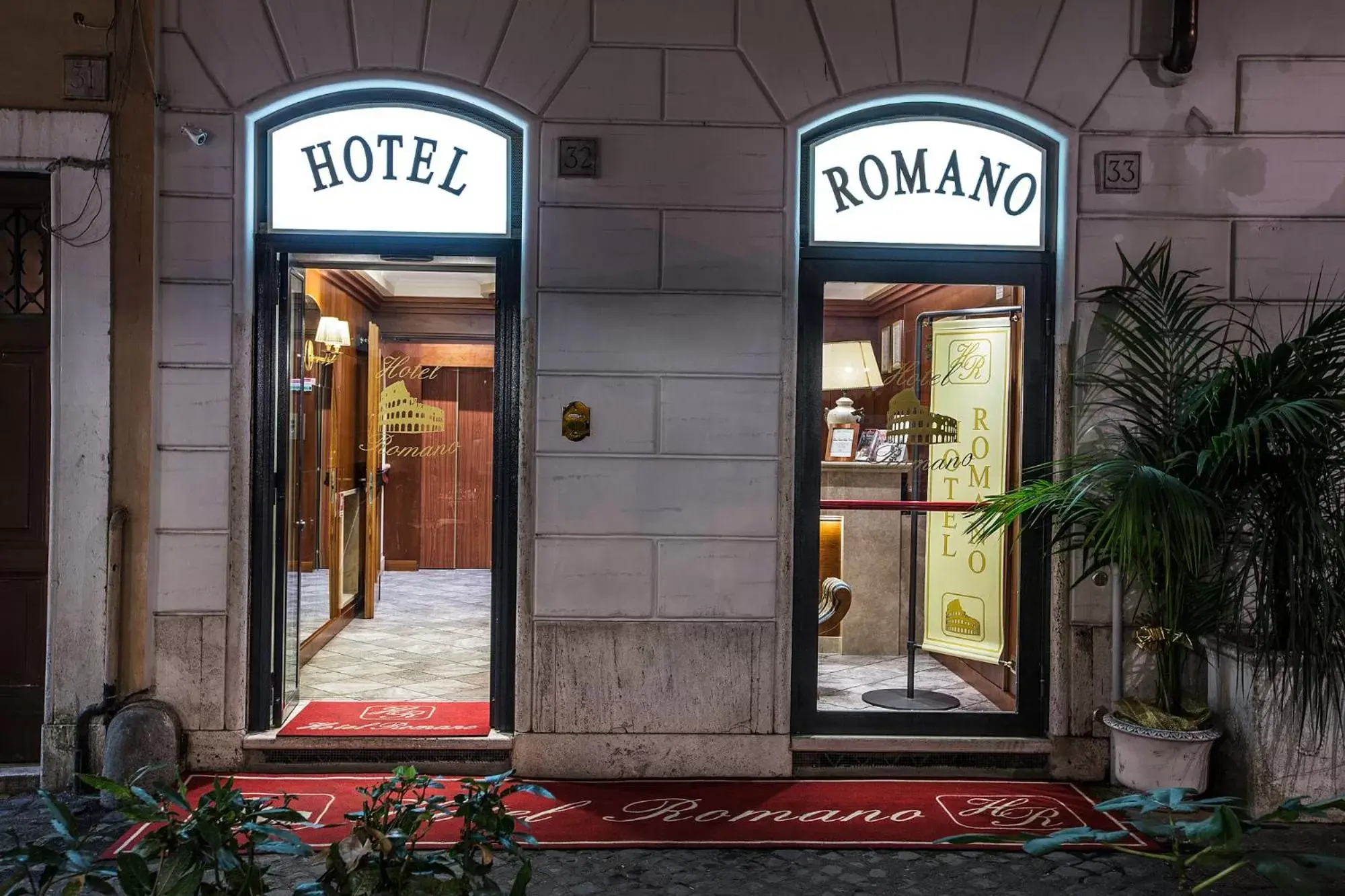 Facade/entrance in Hotel Romano