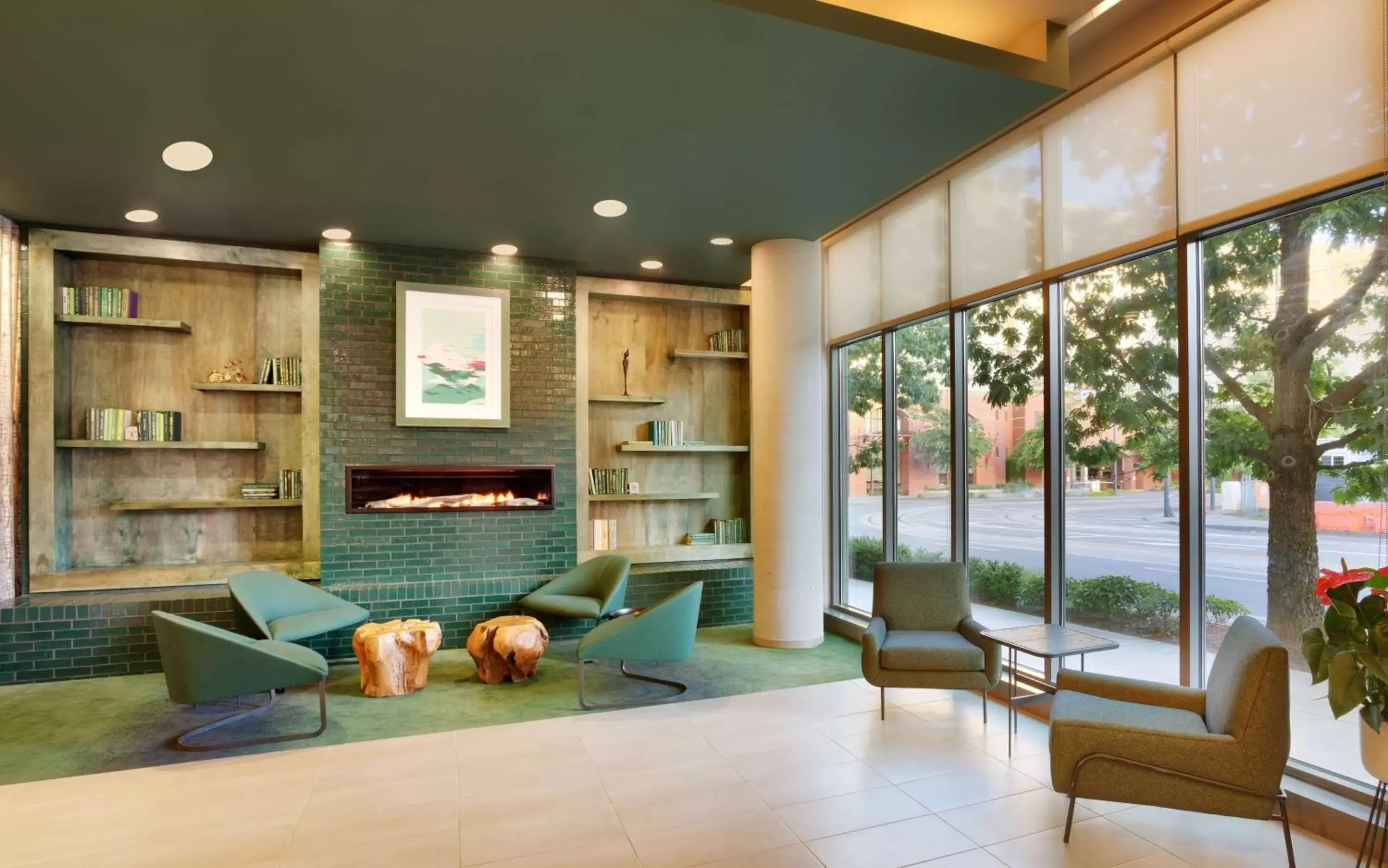 Lobby or reception in Hyatt House Portland / Downtown