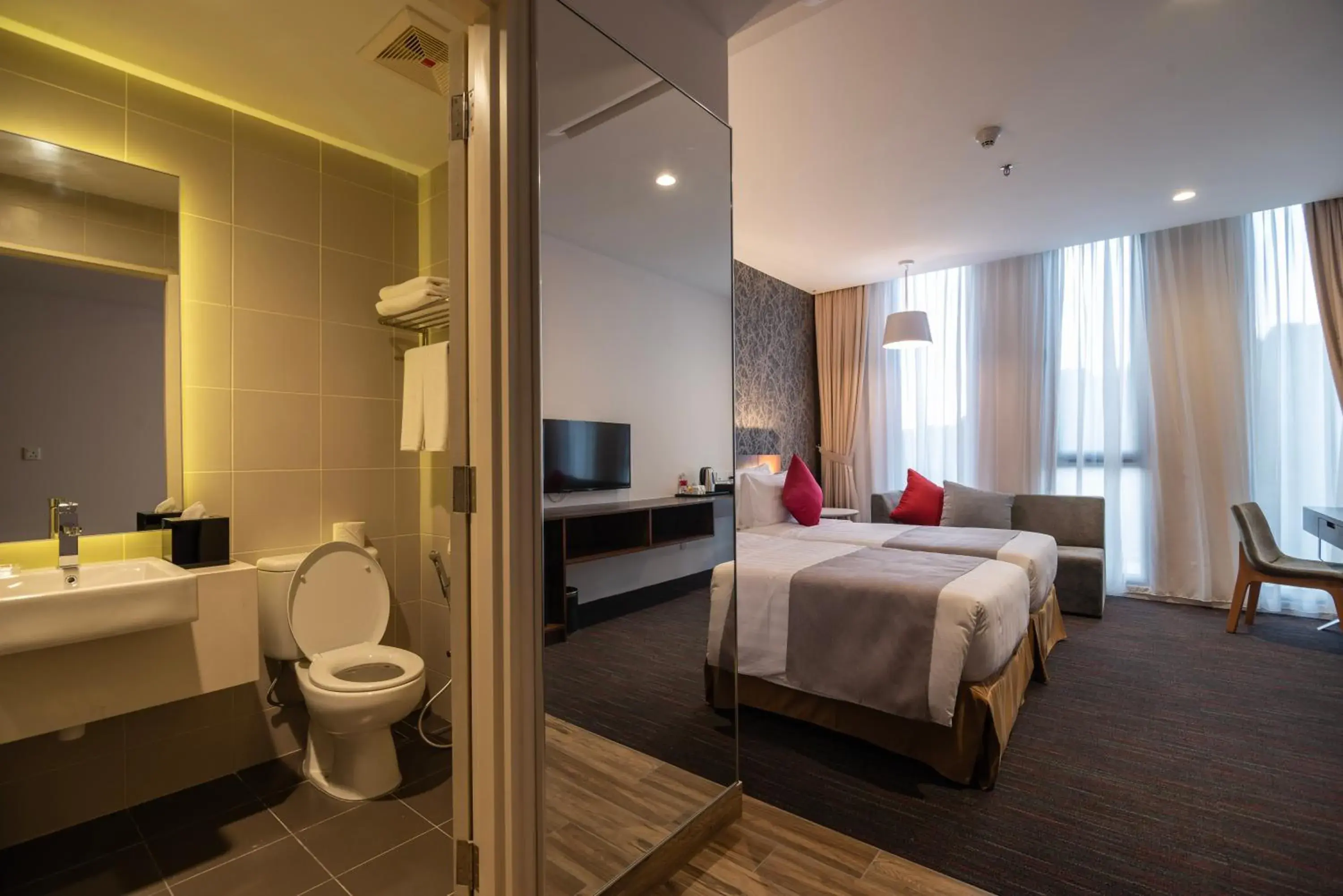 Bed in Ramada Meridin Johor Bahru Bed in Ramada Meridin Johor Bahru