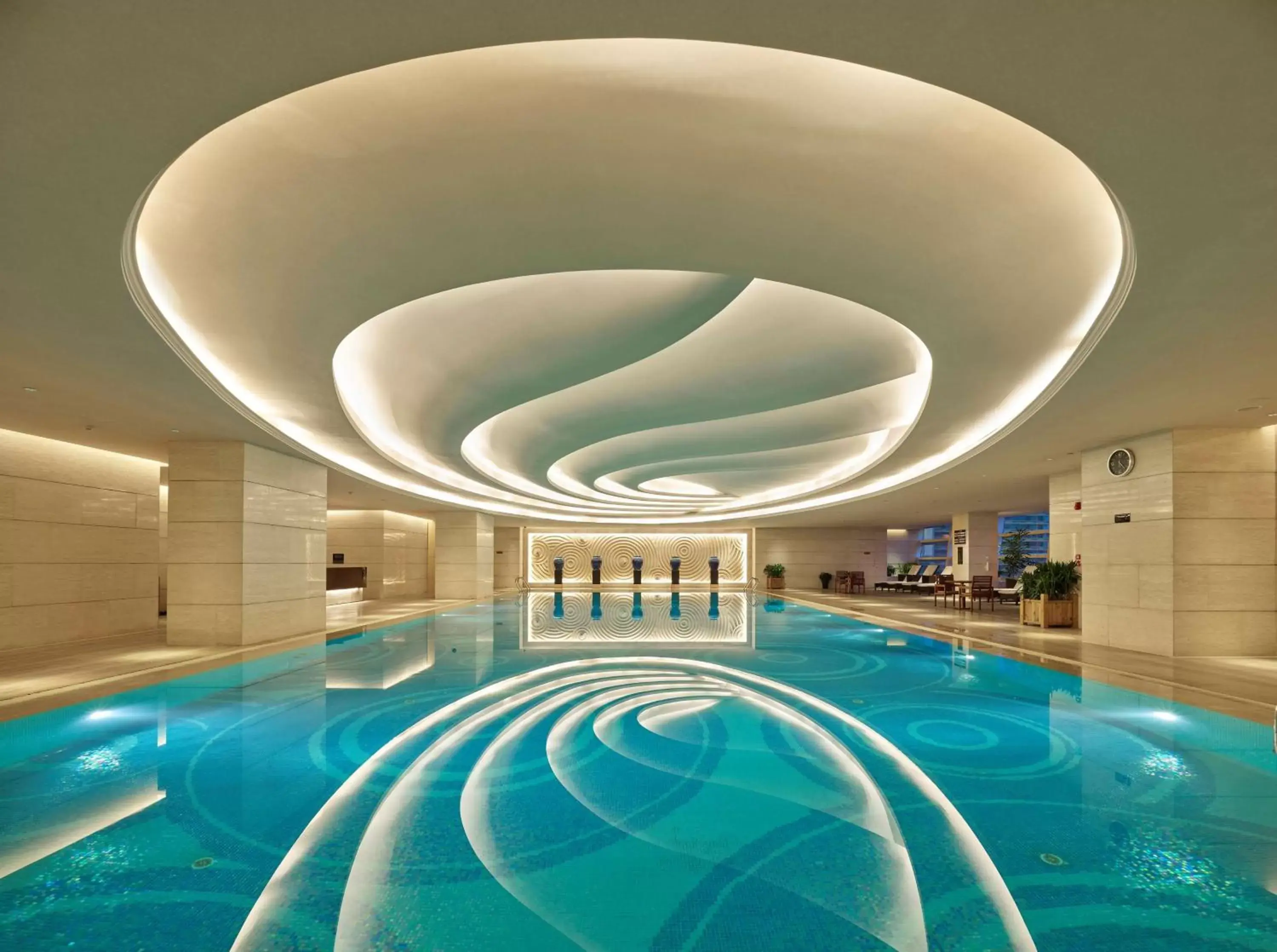 Pool view, Swimming Pool in Hilton Dalian