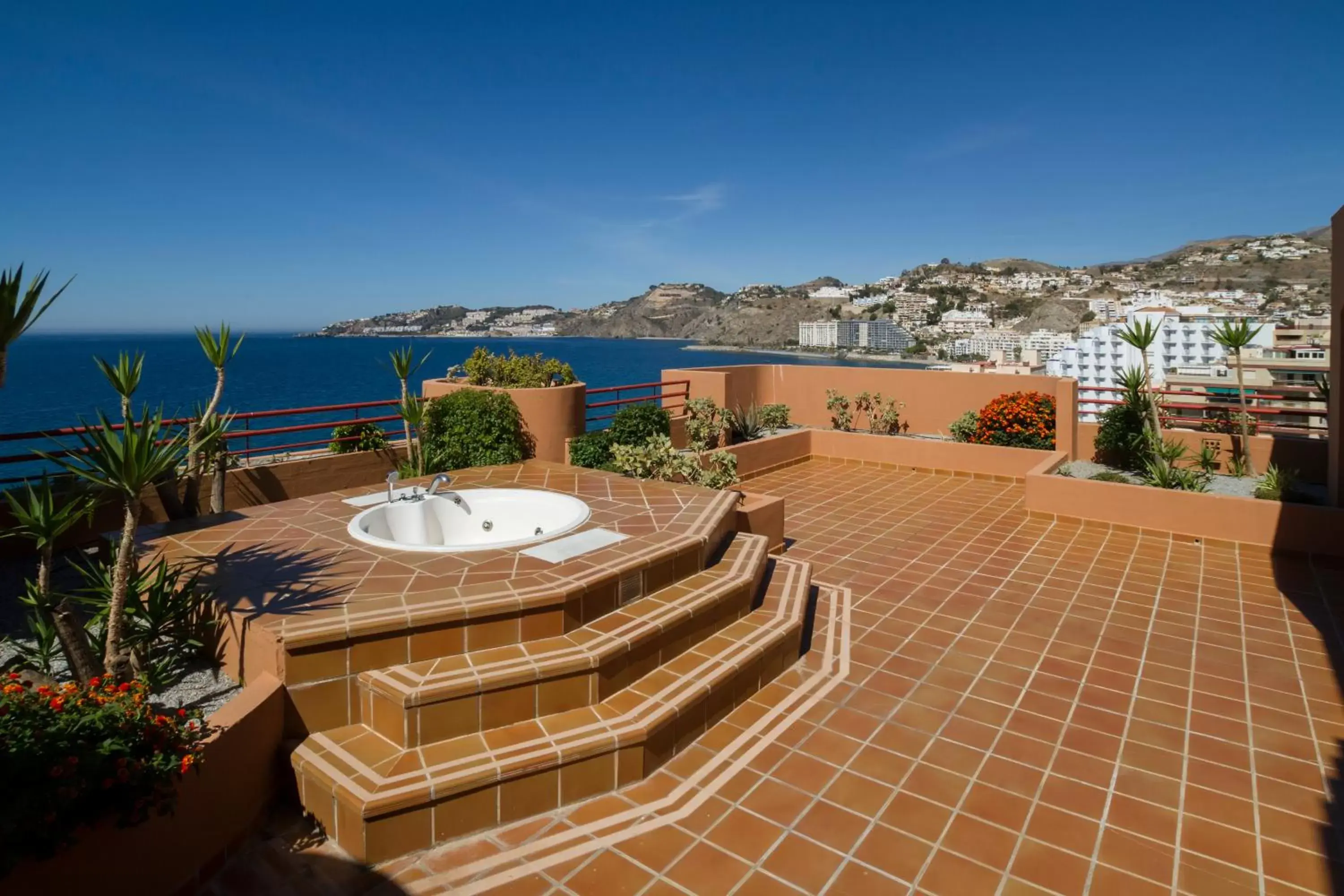 Balcony/Terrace in Ibersol Almuñecar Beach & Spa Hotel