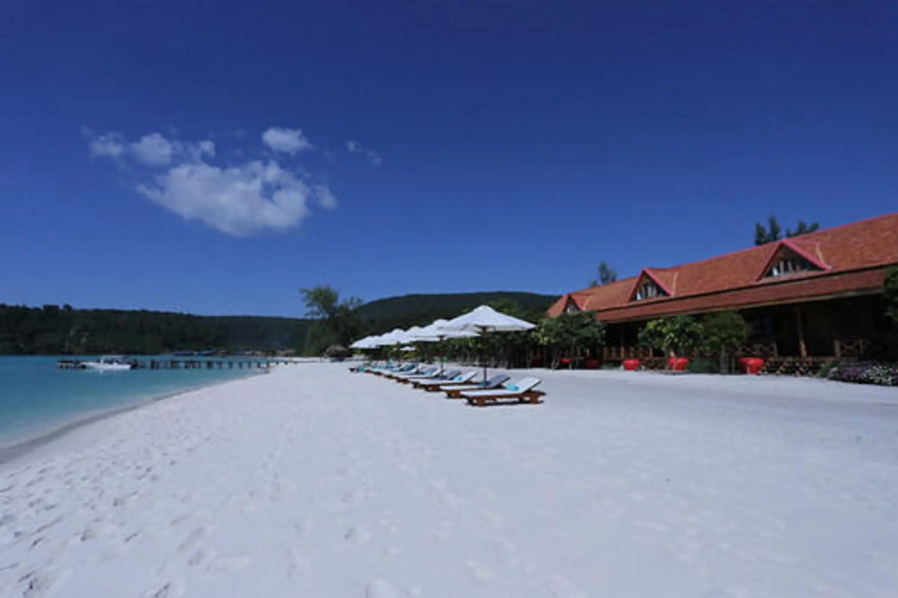 Beach in Sok San Beach Resort