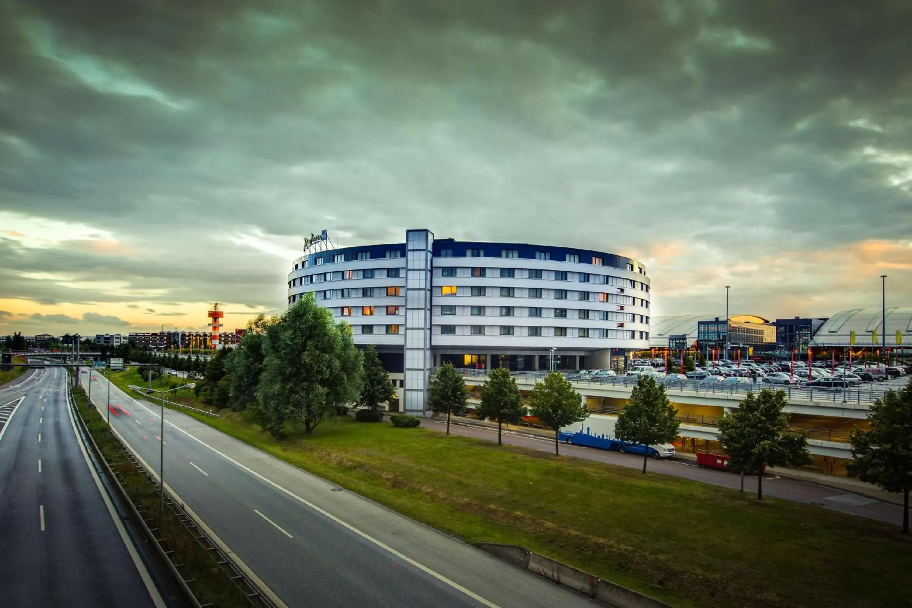 Property building in Radisson Blu Hotel, Hamburg Airport