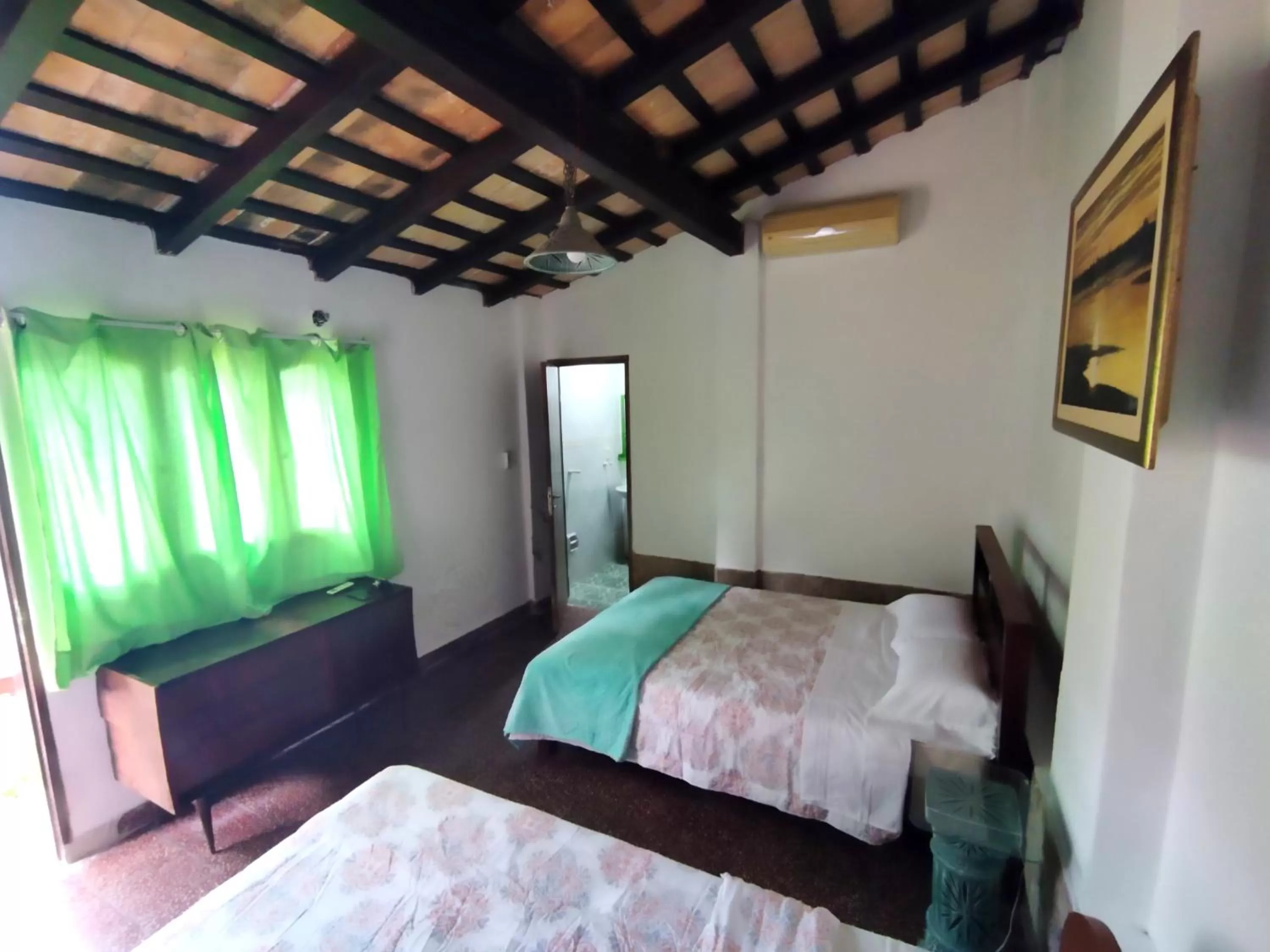 Bed in Hotel La Aparesida