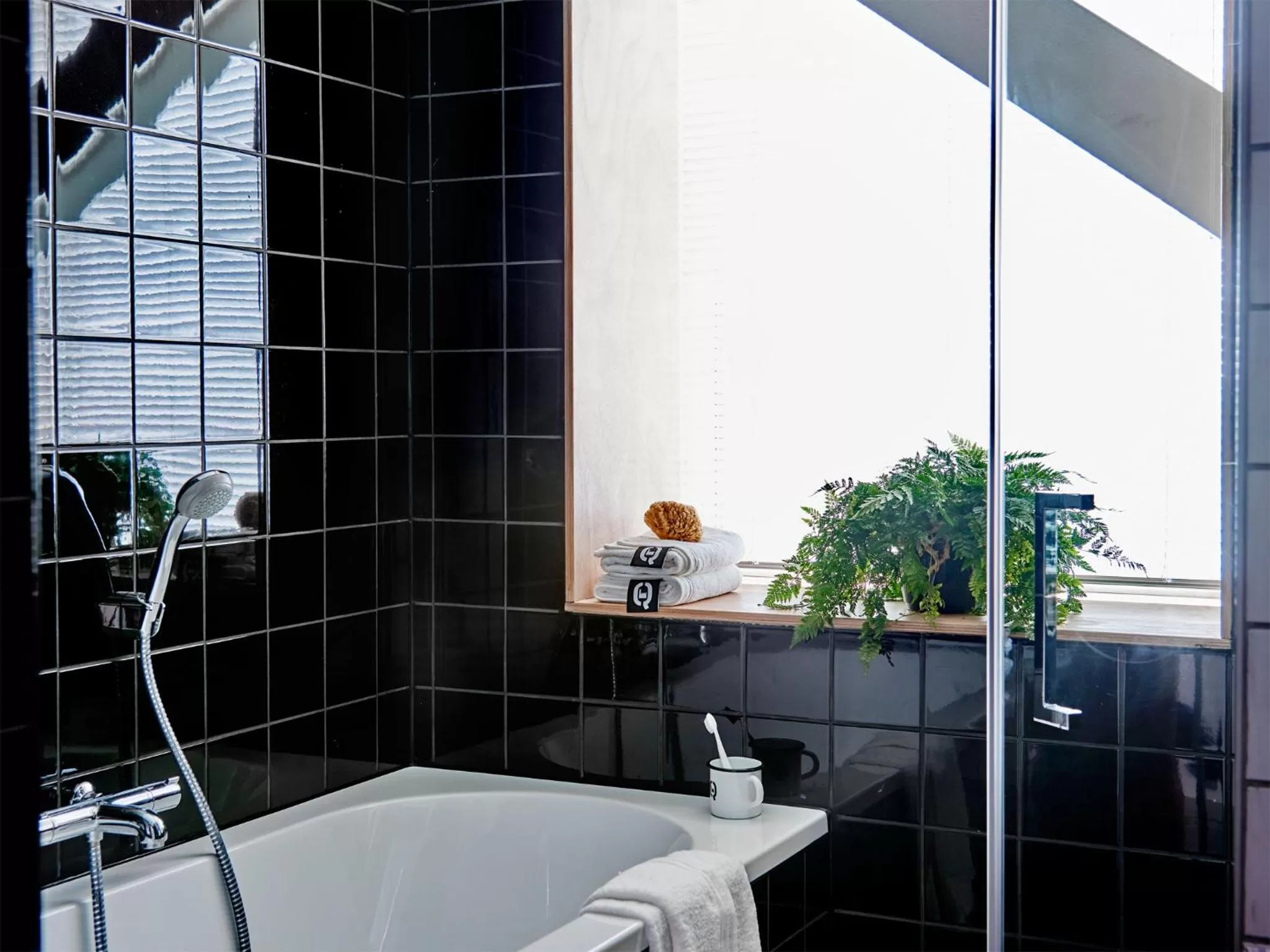 Bathroom in Q-Factory Hotel