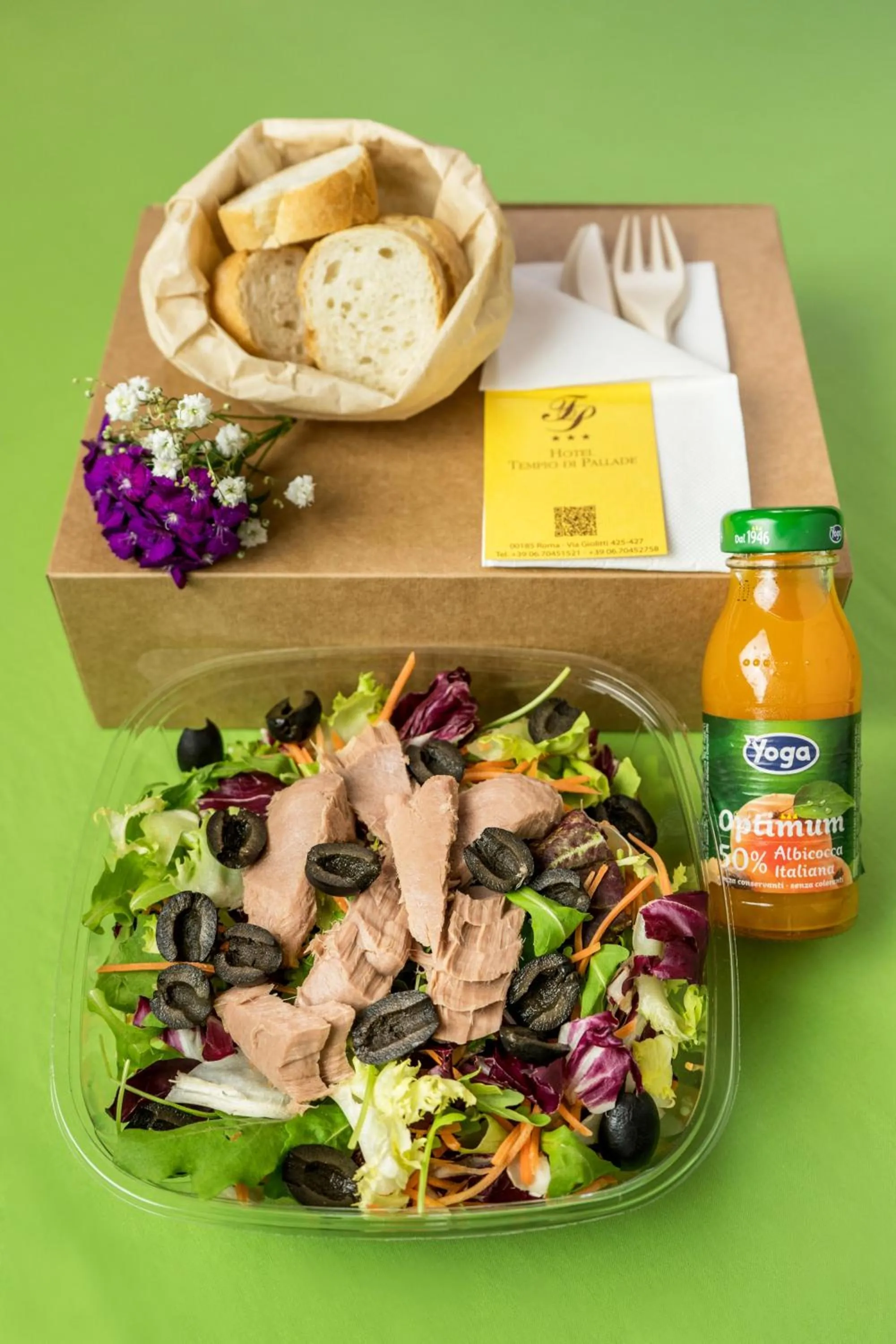 Food and drinks in Hotel Tempio Di Pallade