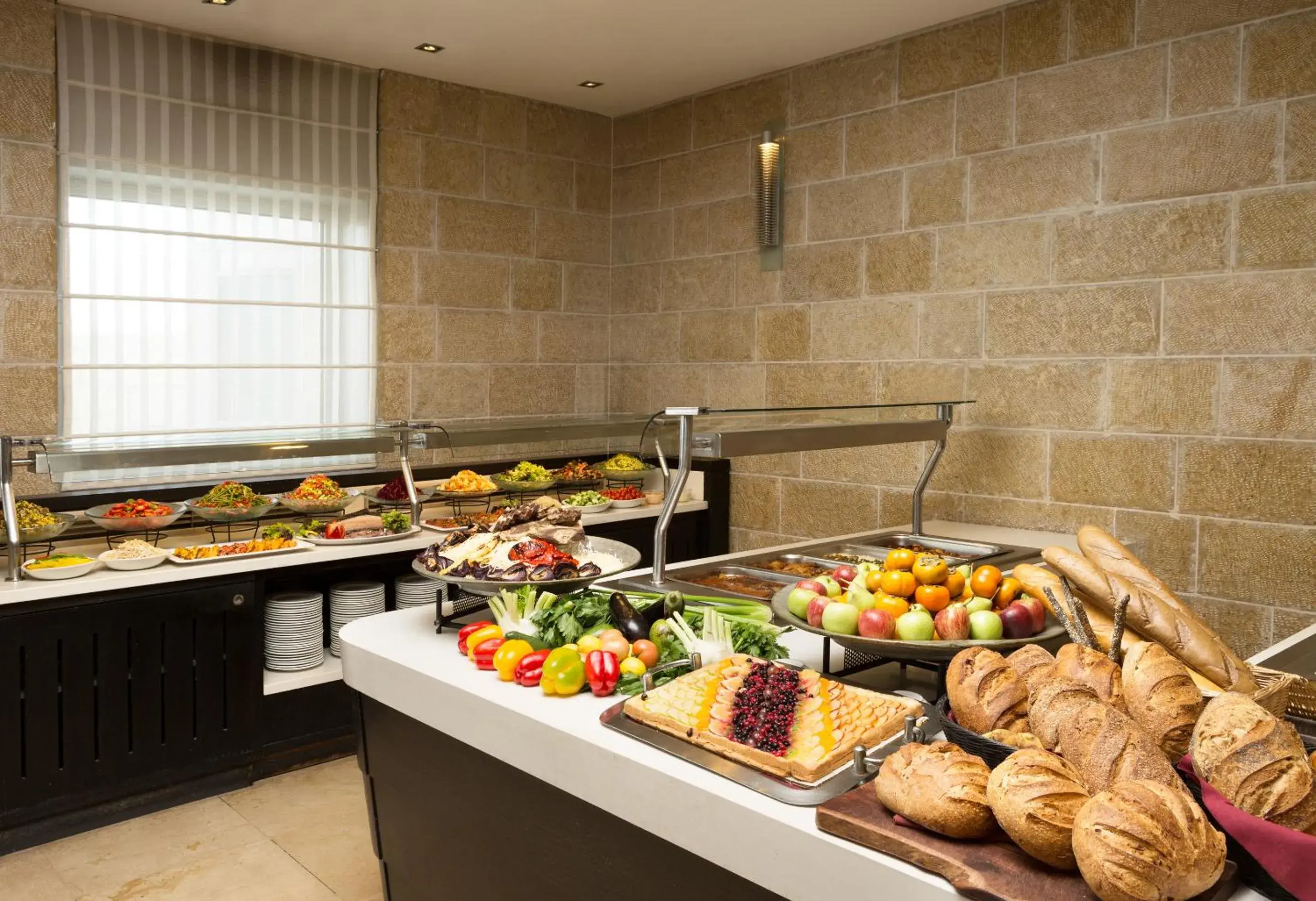 Buffet breakfast, Food in Ein Kerem Hotel