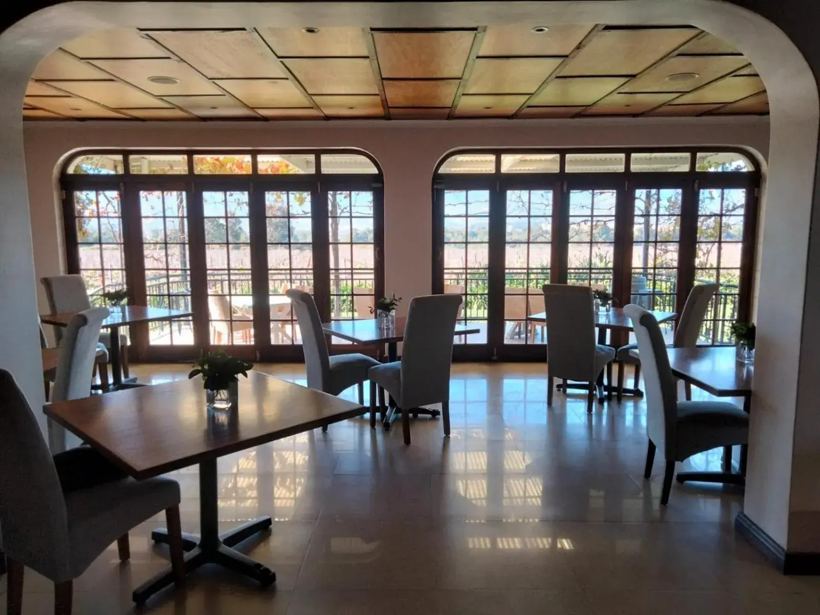 Dining area, Restaurant/Places to Eat in Cana Vineyard Guesthouse