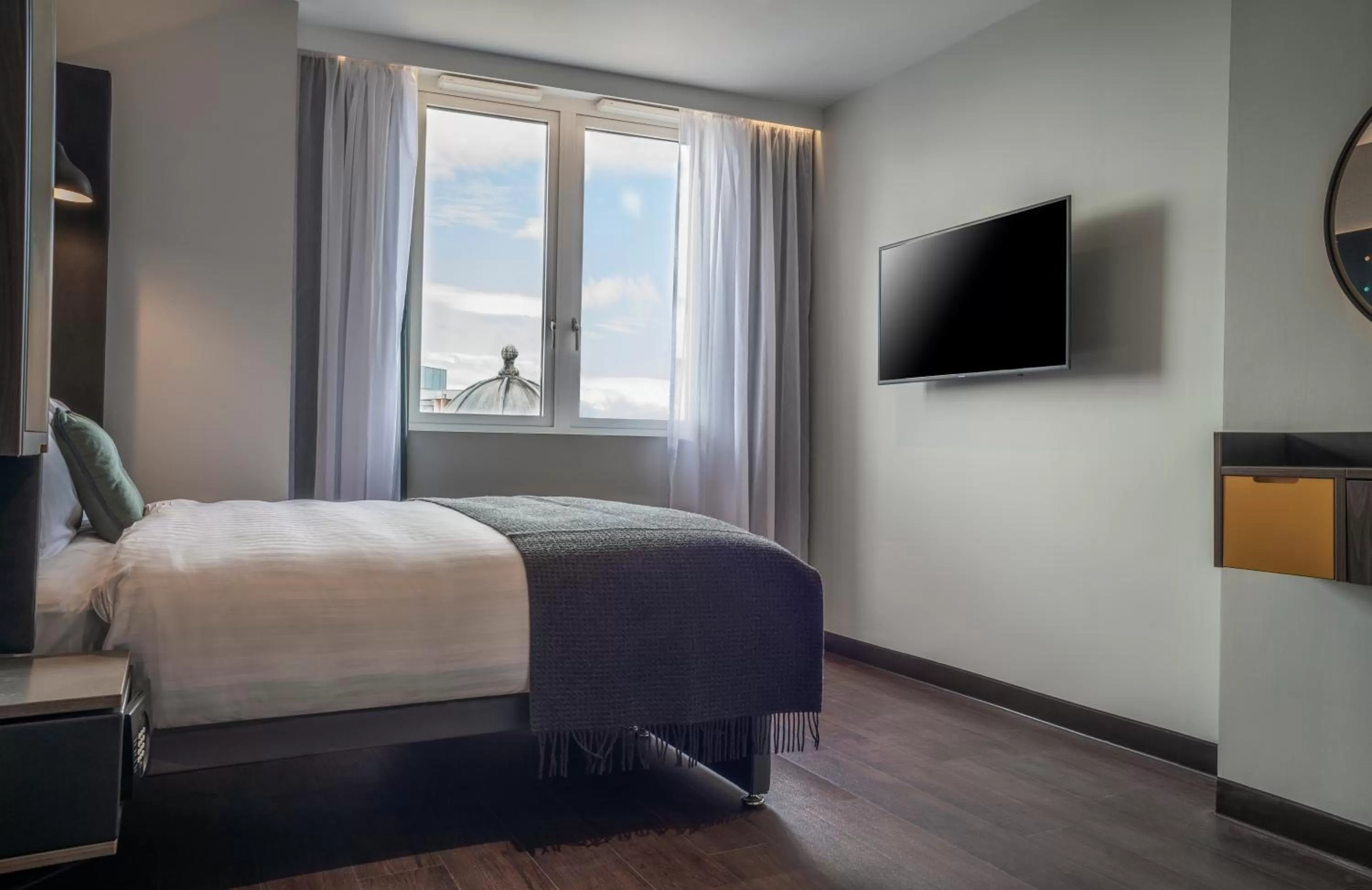 Accessible double with window in Point A Hotel Edinburgh Haymarket