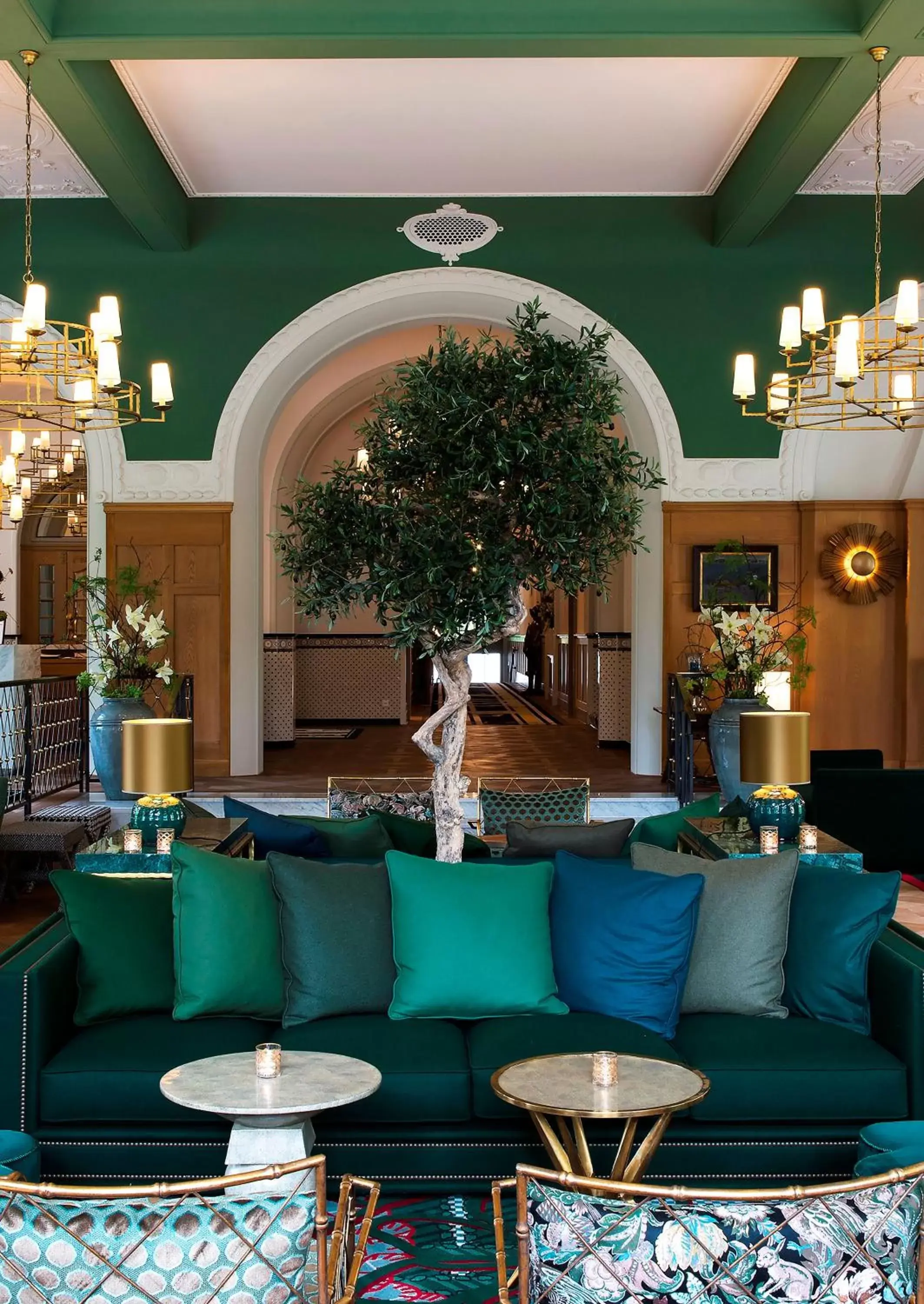 Lobby or reception in Hotel Steinbock Pontresina