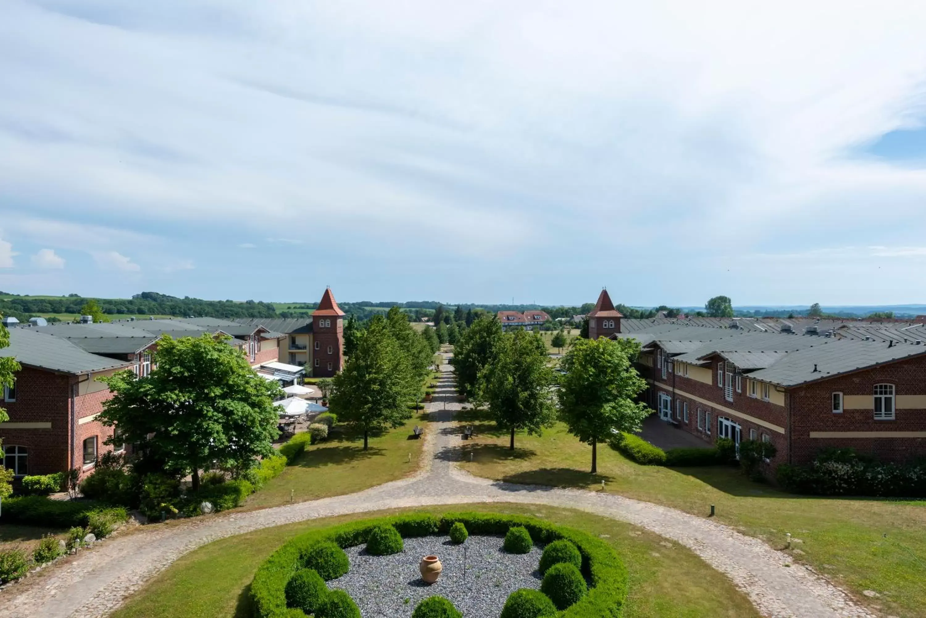 Garden view in Precise Resort Rügen & SPLASH Erlebniswelt