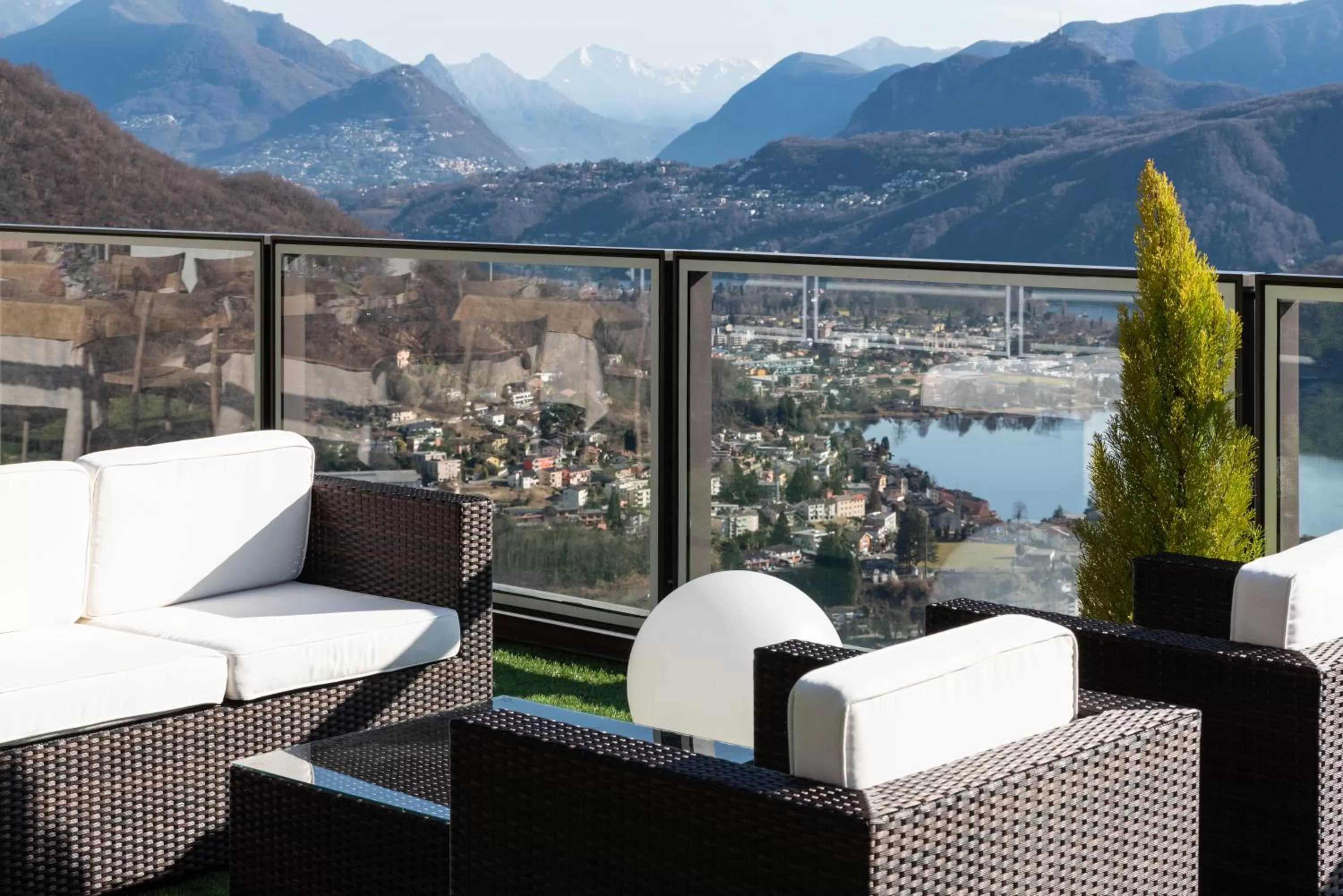 Balcony/Terrace in Stampa 1968 Hotel e Ristorante
