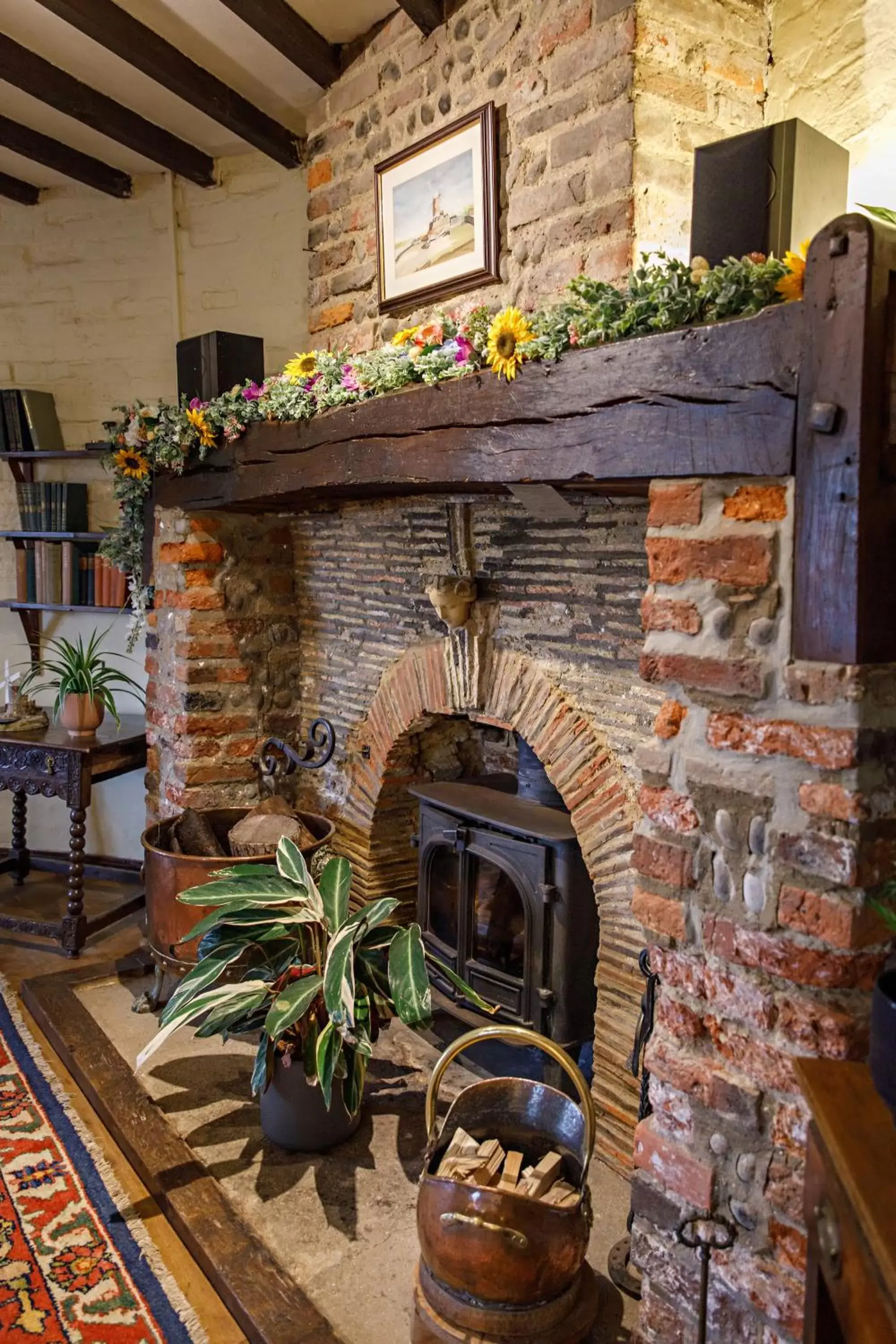 Dining area in Cley Windmill