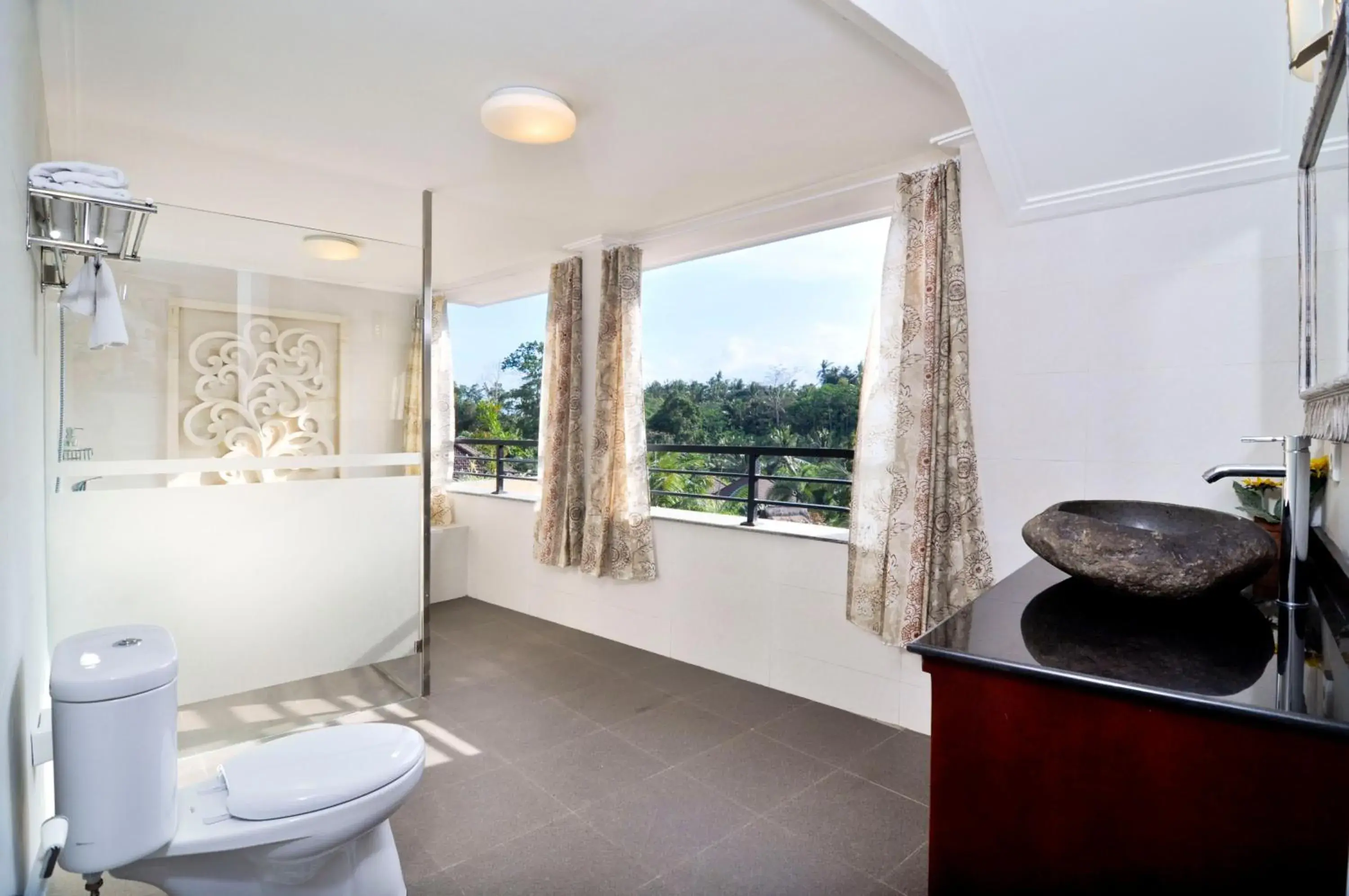 Shower, Bathroom in Bali Spirit Hotel and Spa, Ubud