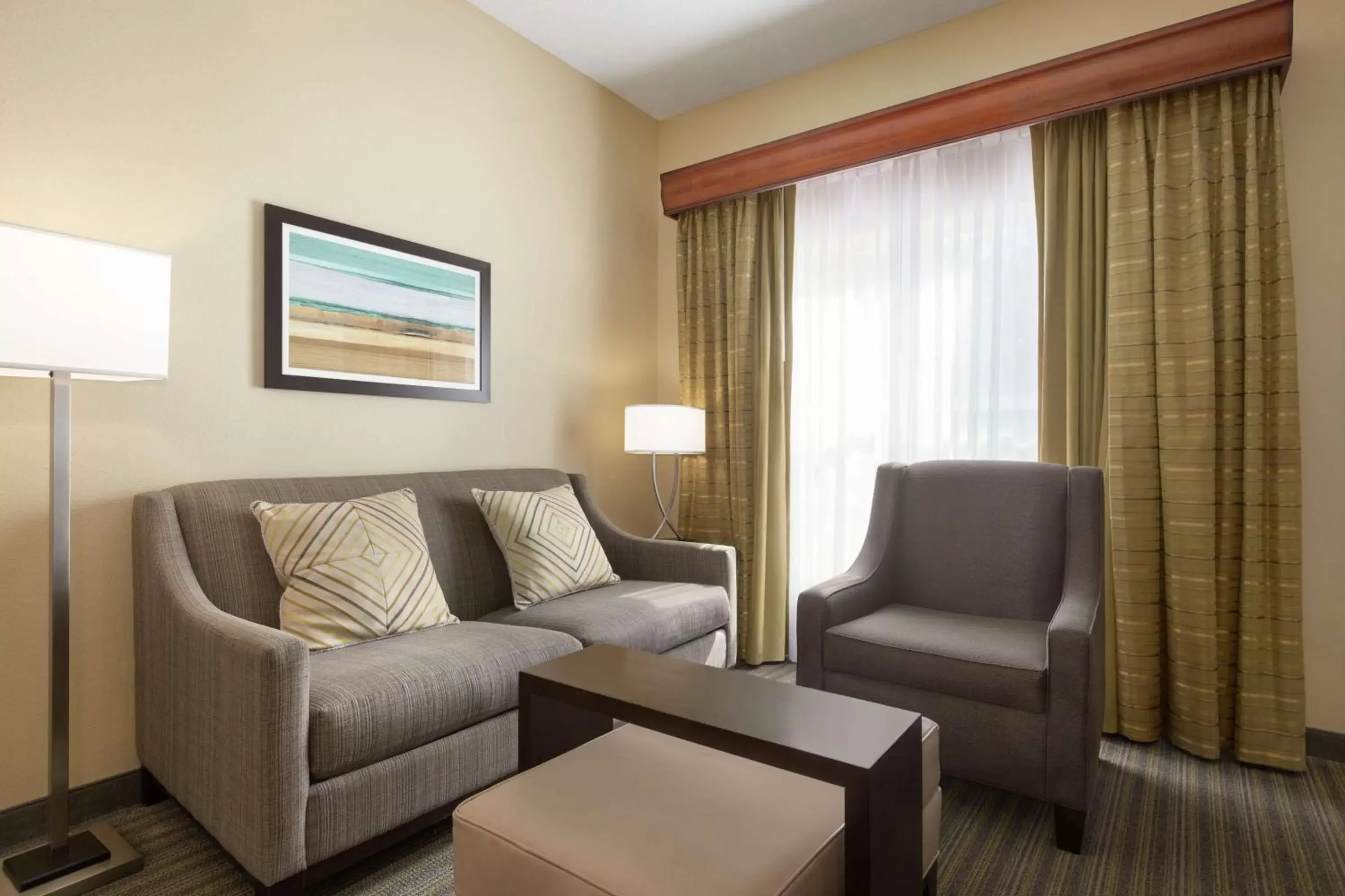 Living room, Seating Area in Homewood Suites by Hilton St. Petersburg Clearwater