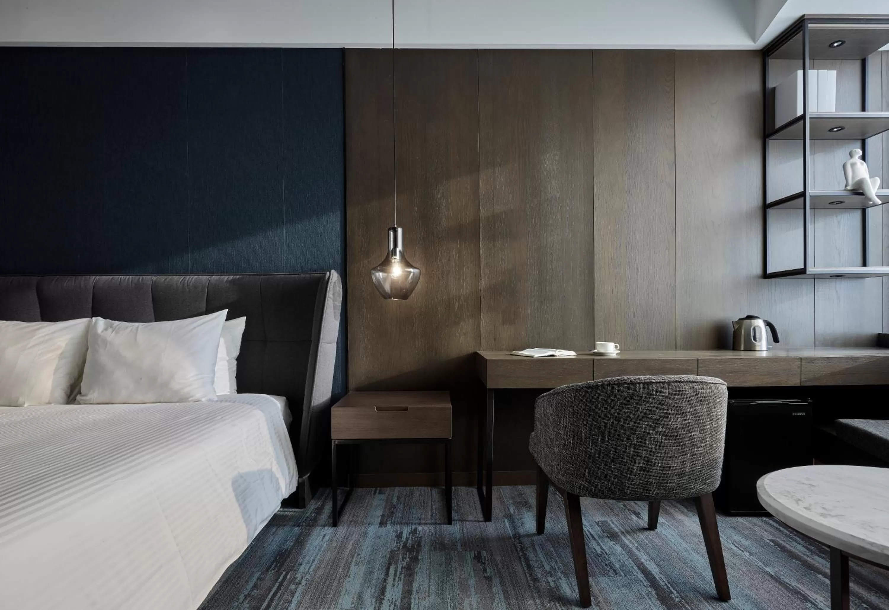 Decorative detail, Bed in Harbour 10 Hotel