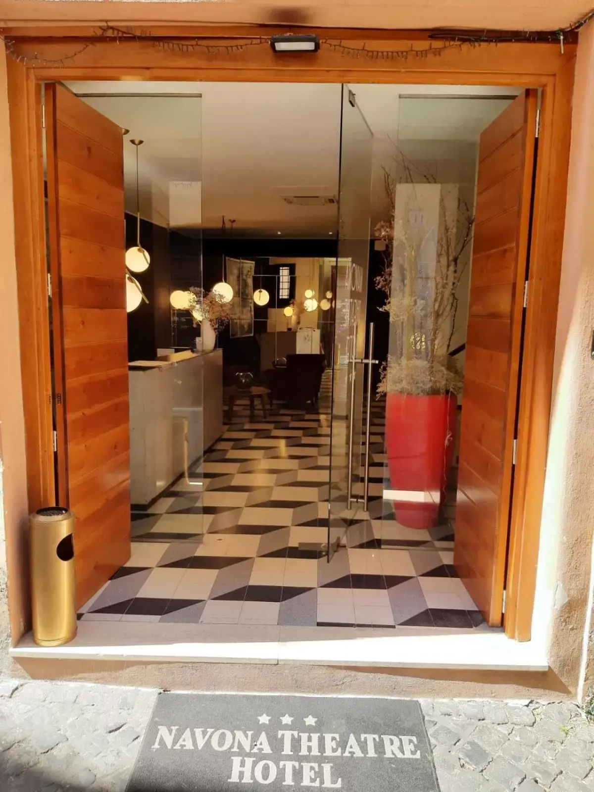 Facade/entrance in Navona Theatre Hotel Facade/entrance in Navona Theatre Hotel