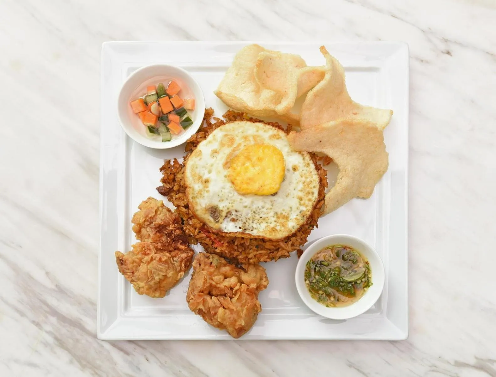 Asian breakfast in Dwijaya House of Pakubuwono