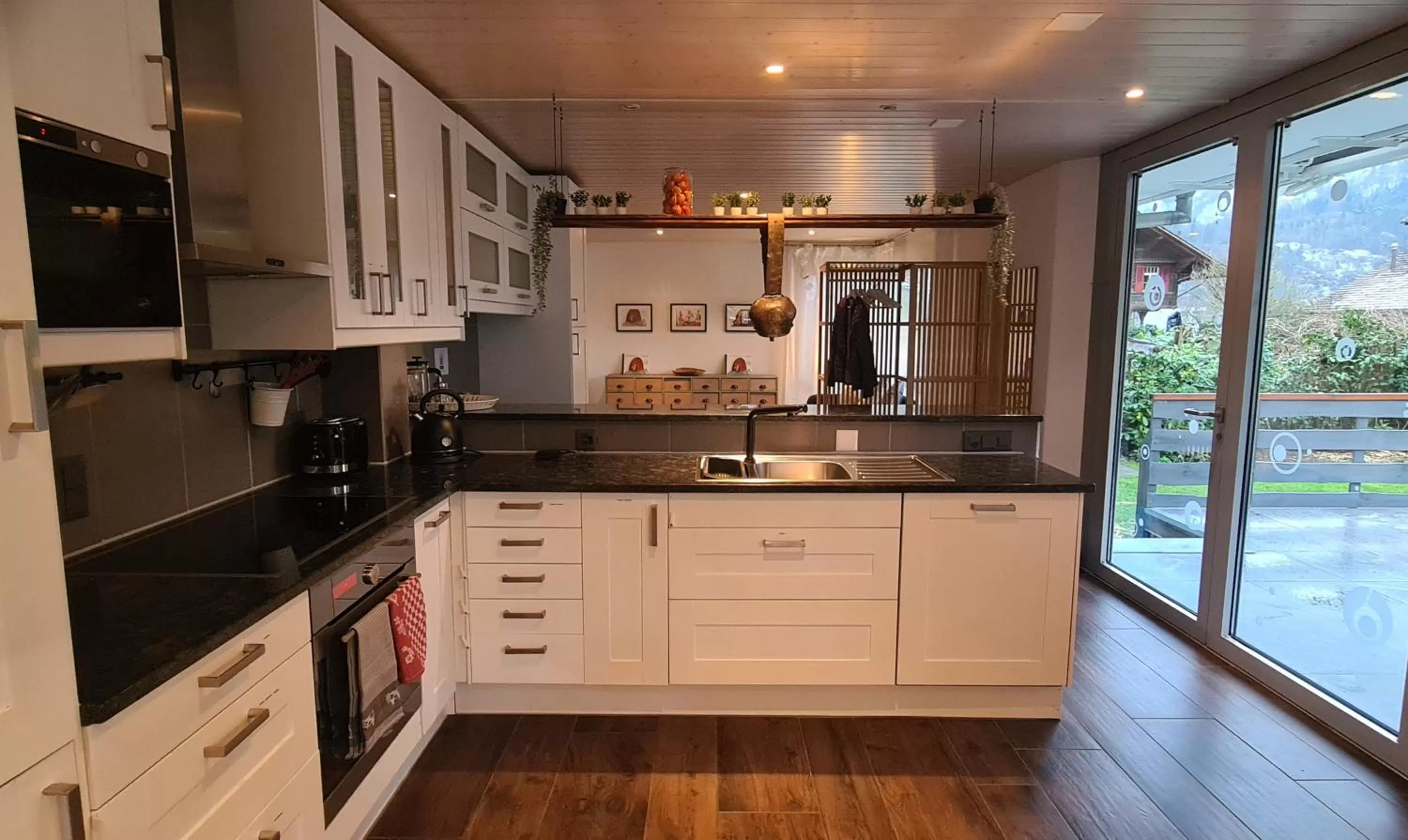 Kitchen or kitchenette in Adventure Guesthouse Interlaken