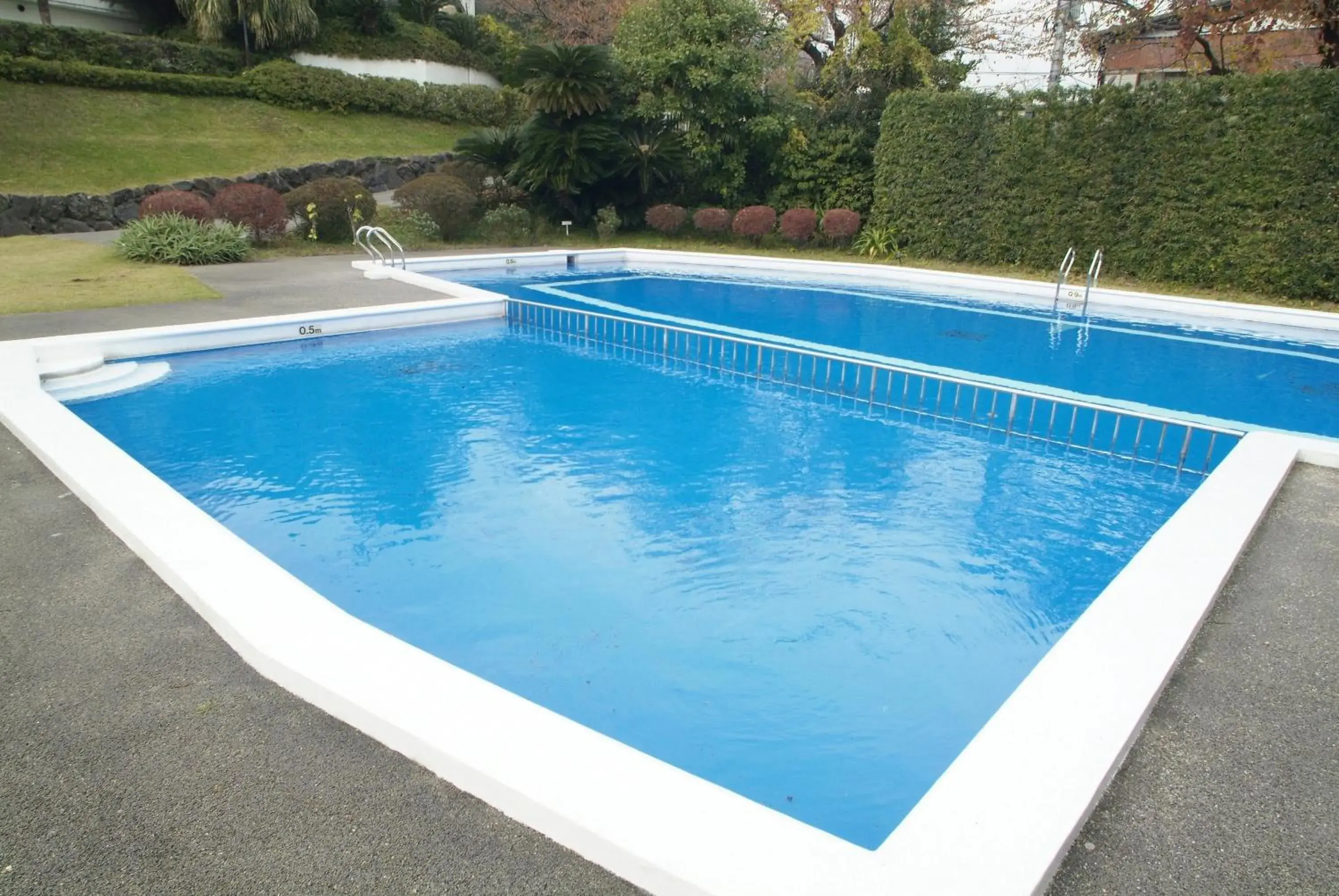 Pool view in Ito Hotel Juraku Pool view in Ito Hotel Juraku