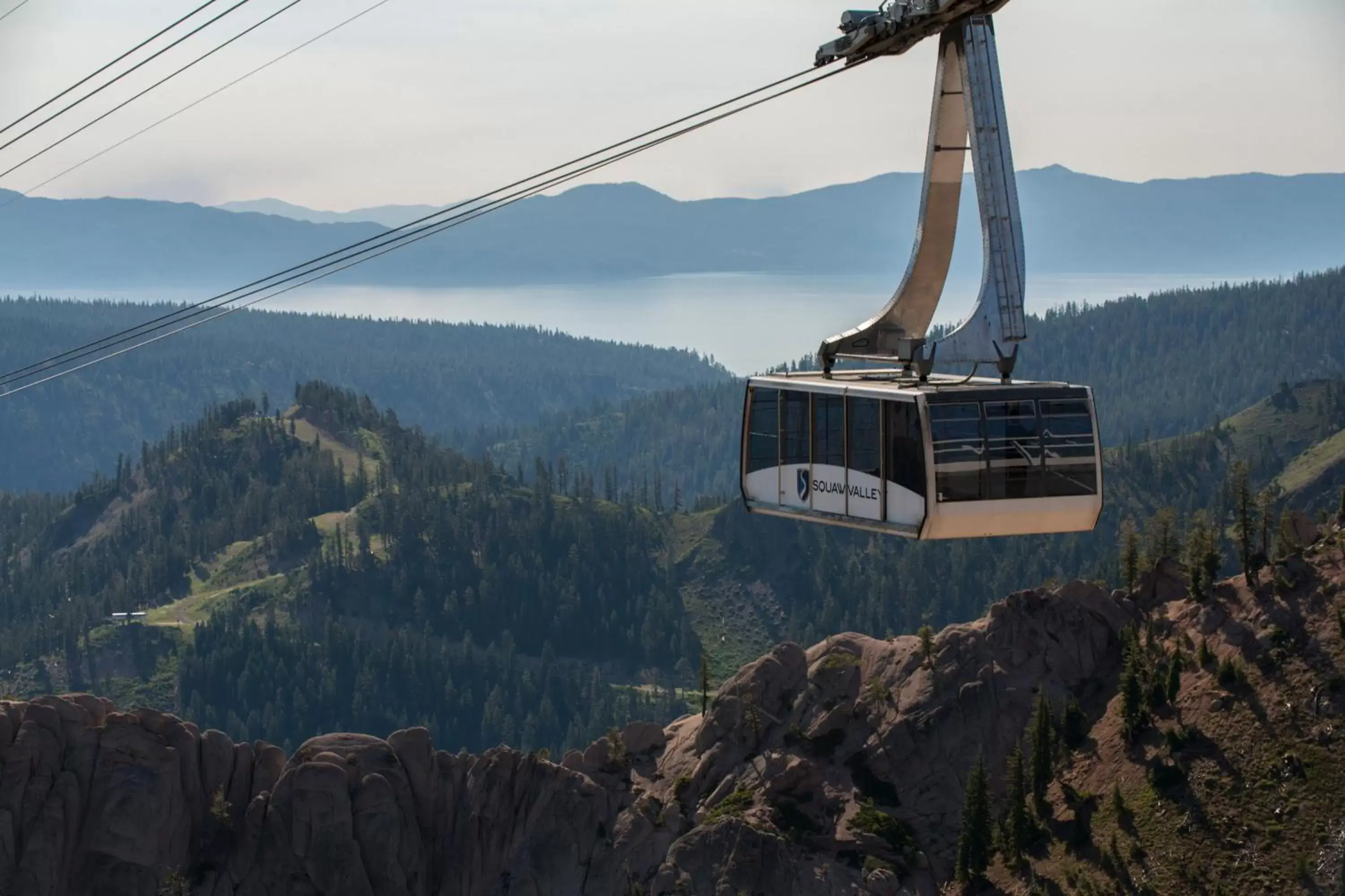 Skiing, Mountain View in The Village at Palisades Tahoe