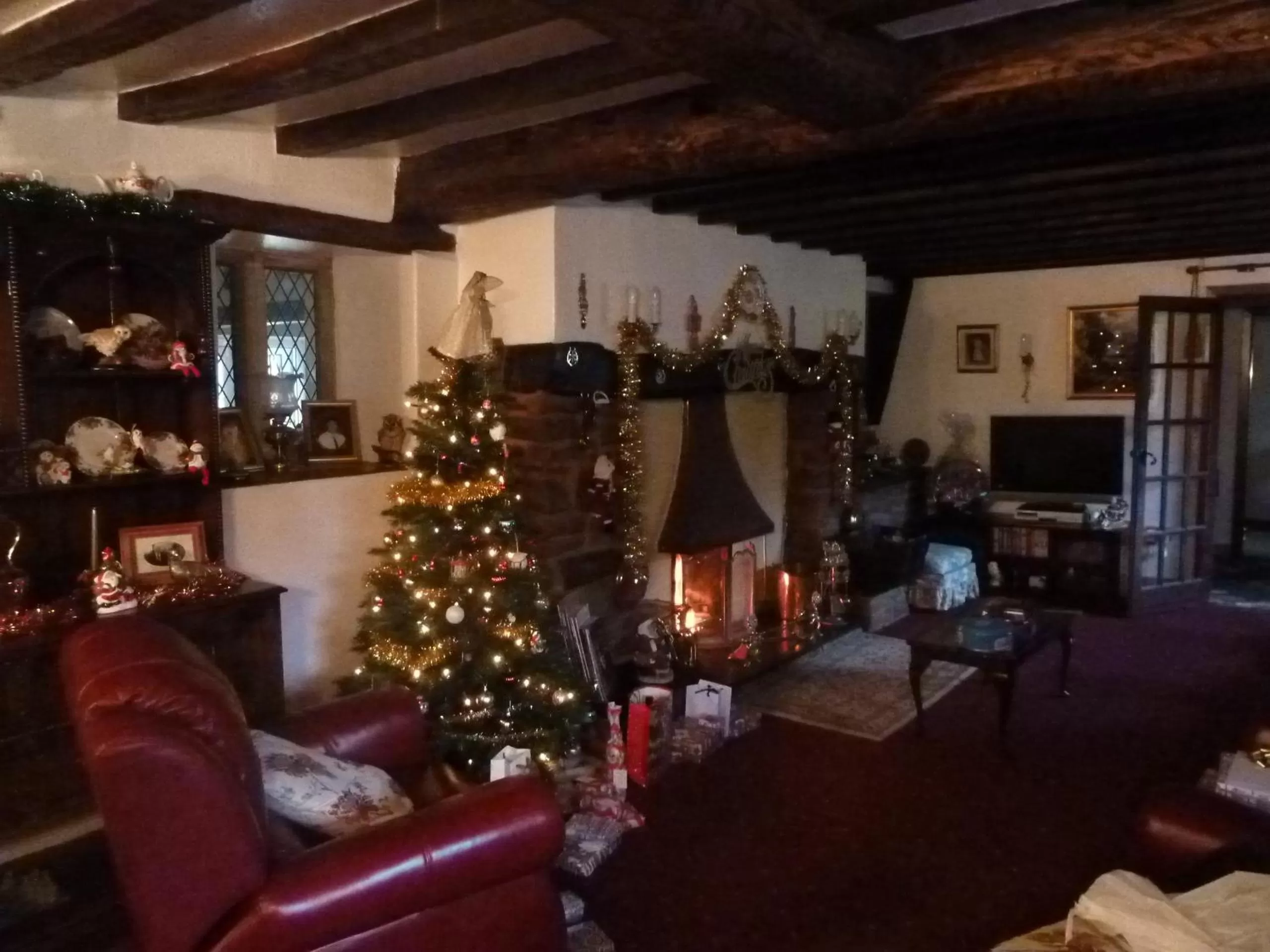 Living room in Oakenholt Farm Bed and Breakfast