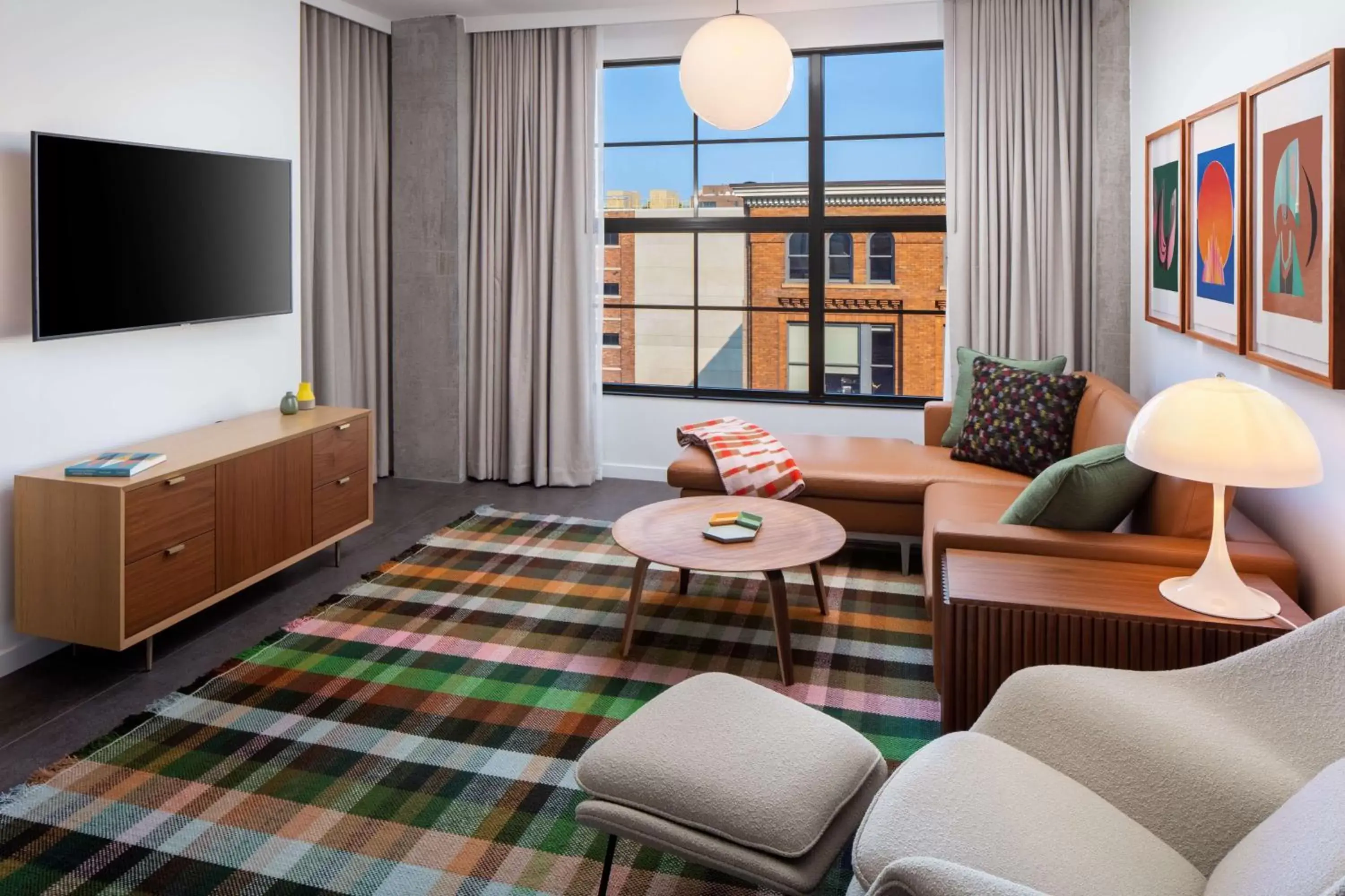 Living room, Seating Area in Canopy By Hilton Grand Rapids Downtown