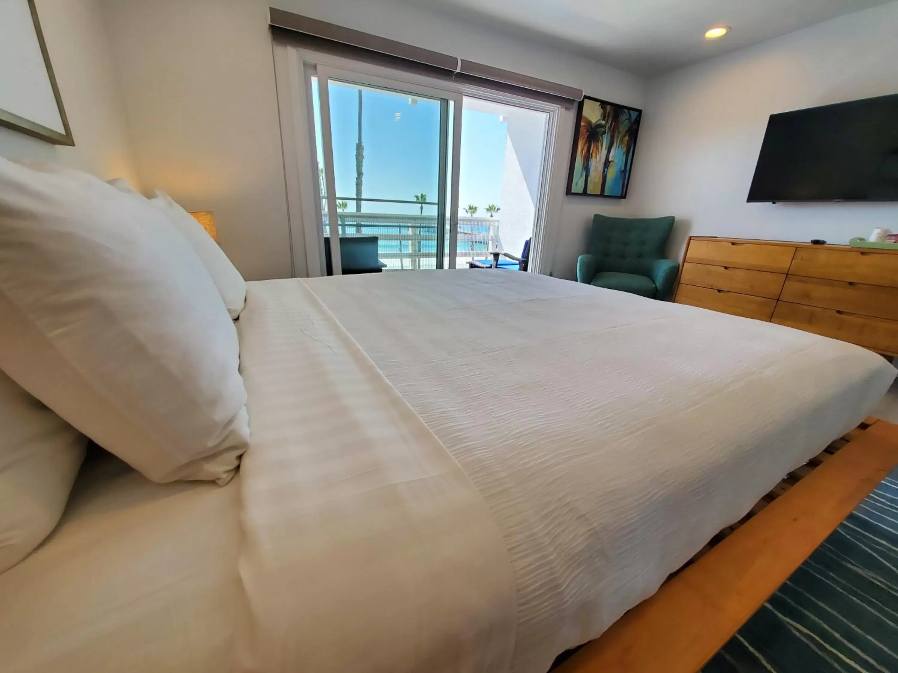 Bed in Sea Horse Resort