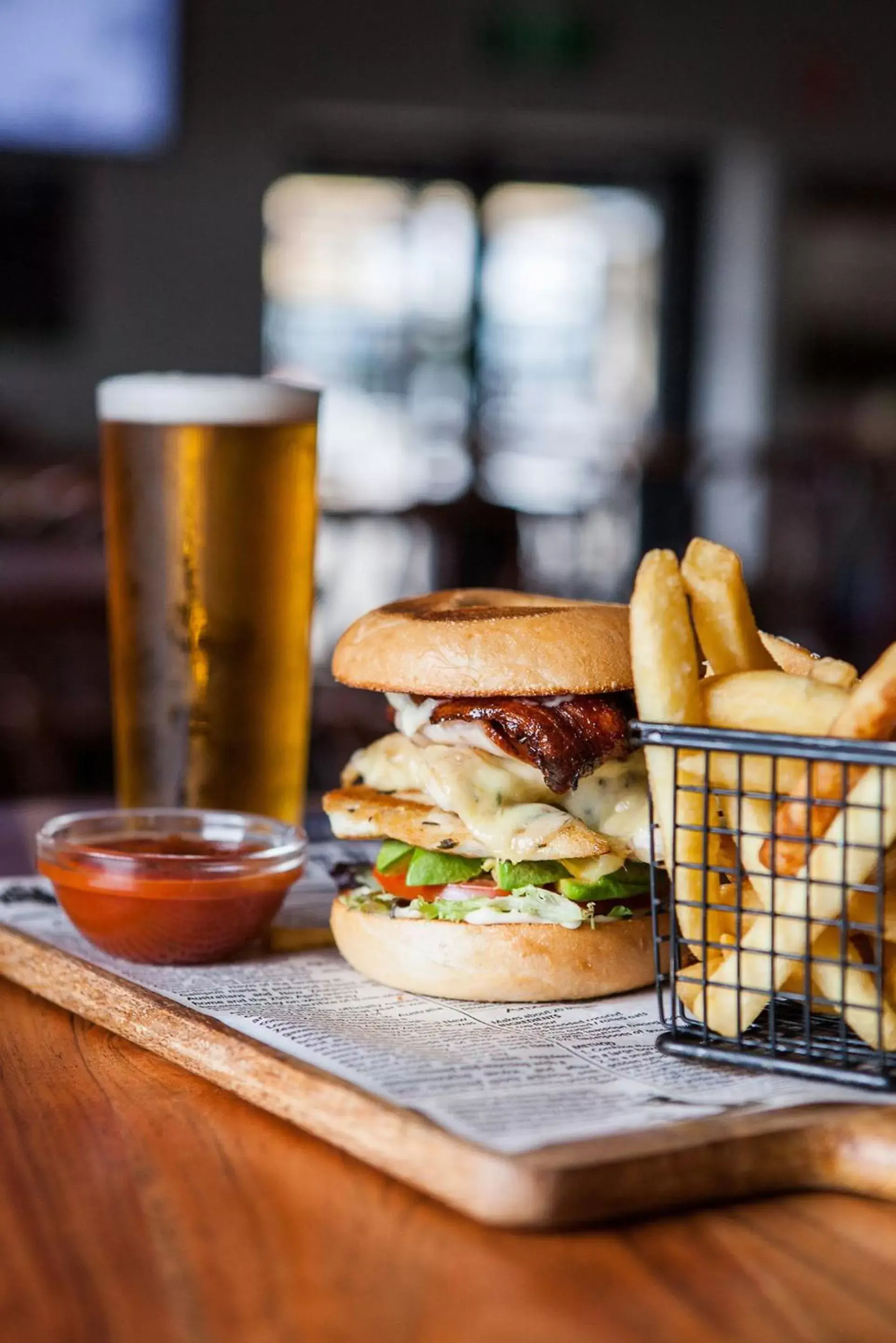 Food close-up in Nightcap at the Ship Inn