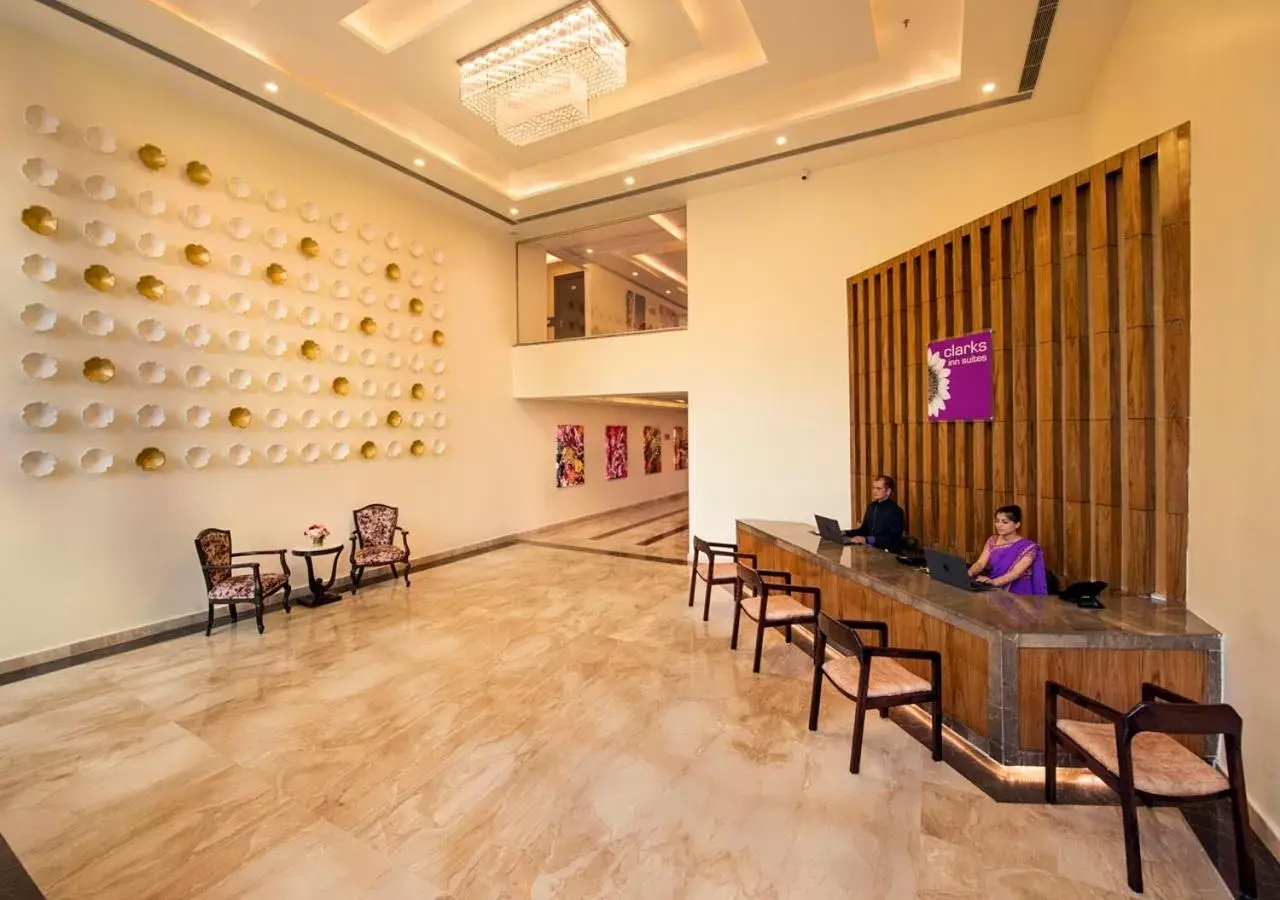 Lobby or reception in Clarks Inn Suites Katra