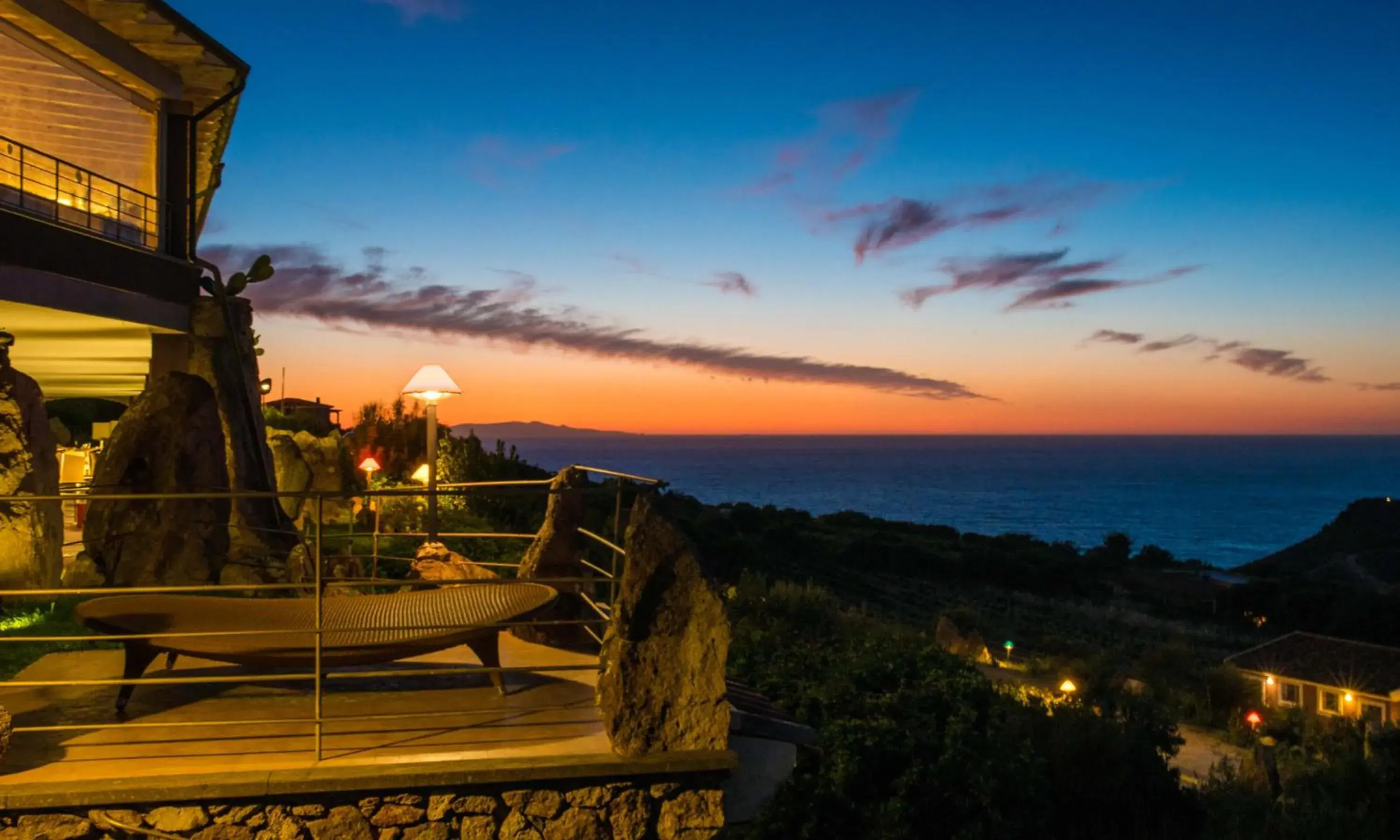 Balcony/Terrace, Sunrise/Sunset in Bajaloglia Resort