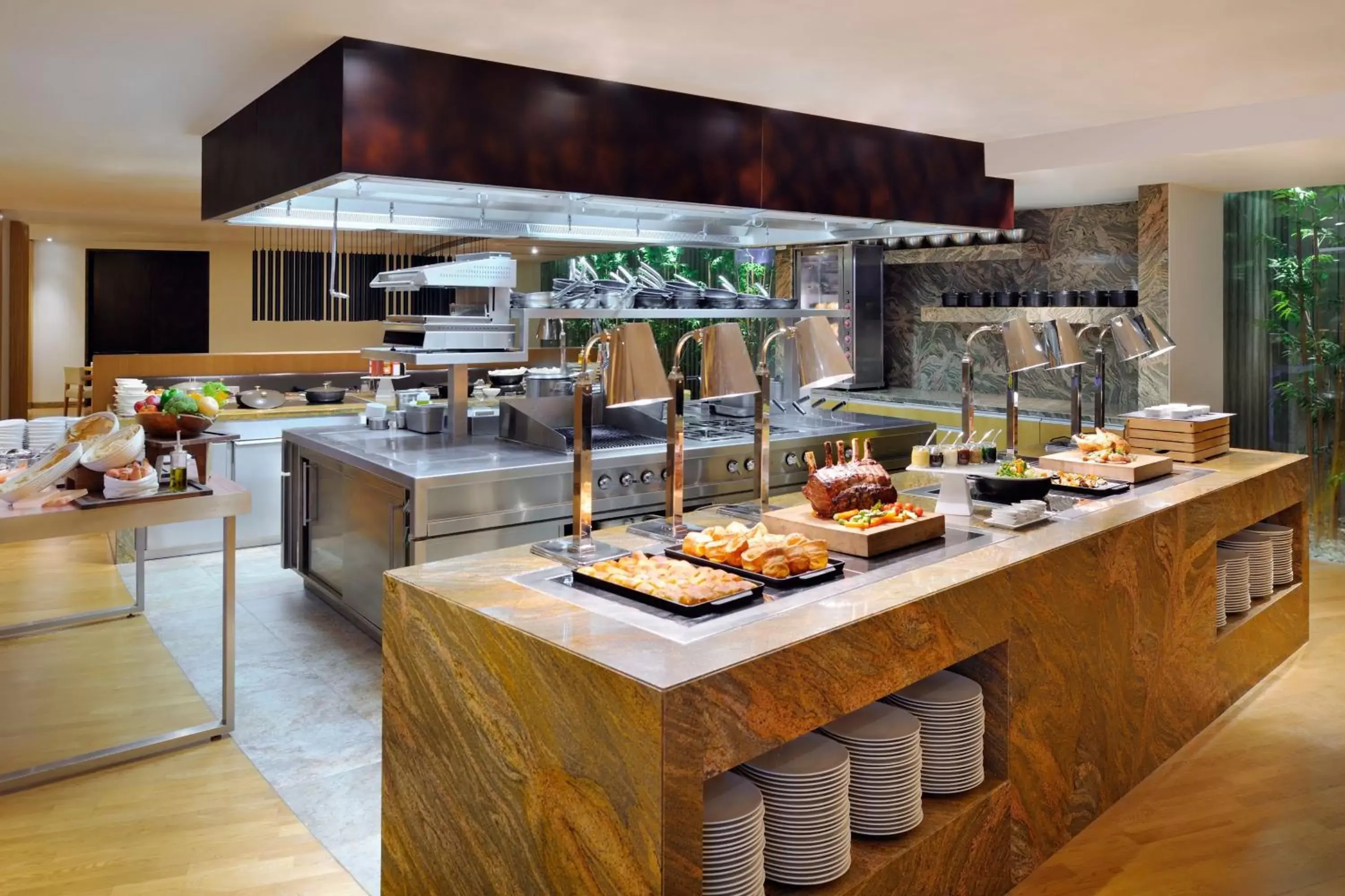 Kitchen or kitchenette in JW Marriott Marquis Hotel Dubai
