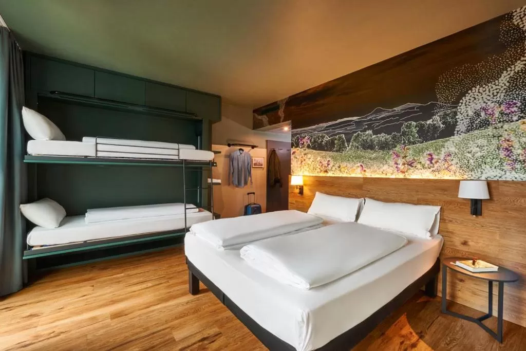 Living room, Bed in Ibis Styles Singen