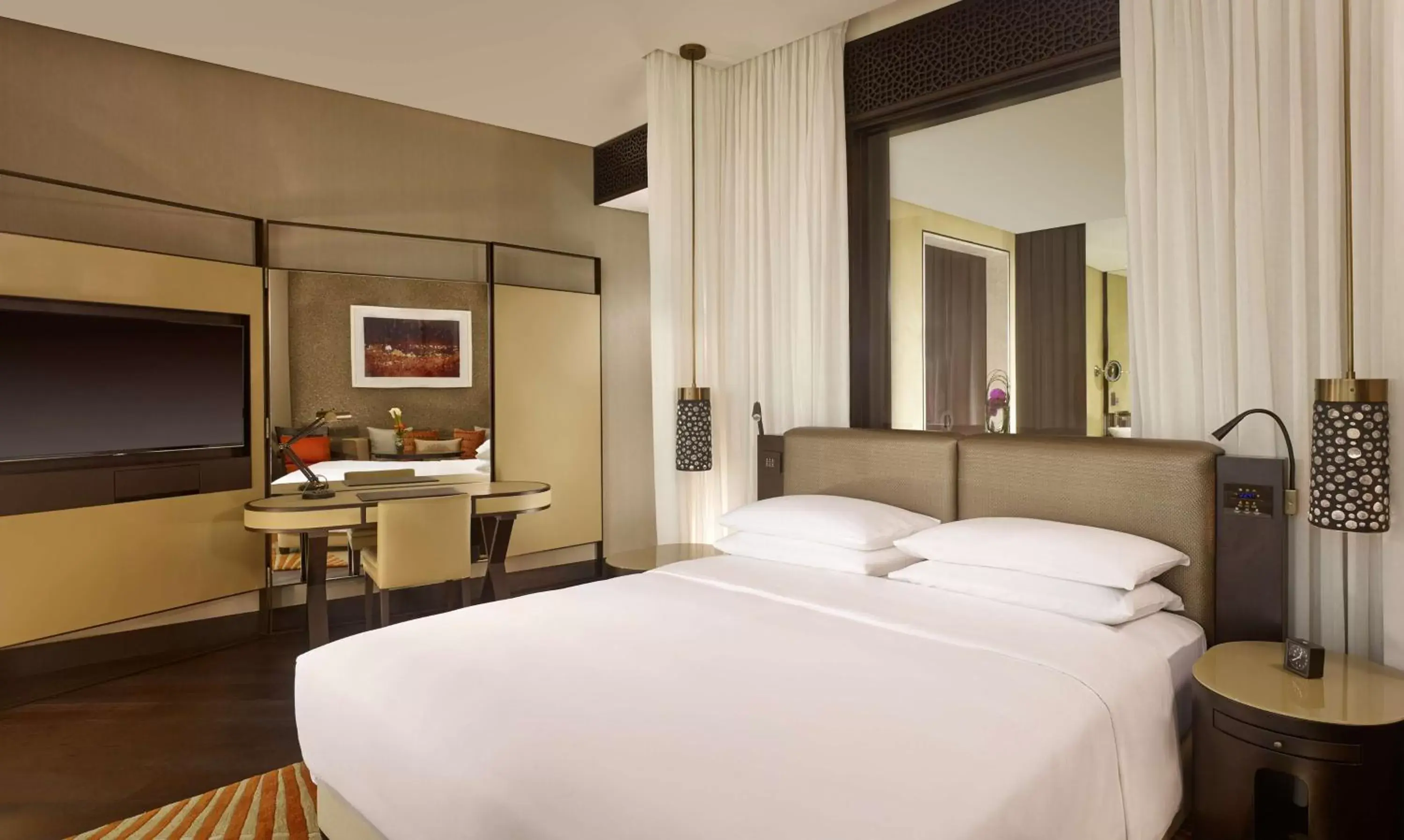 Bedroom, Bed in Grand Hyatt Abu Dhabi Hotel & Residences Emirates Pearl