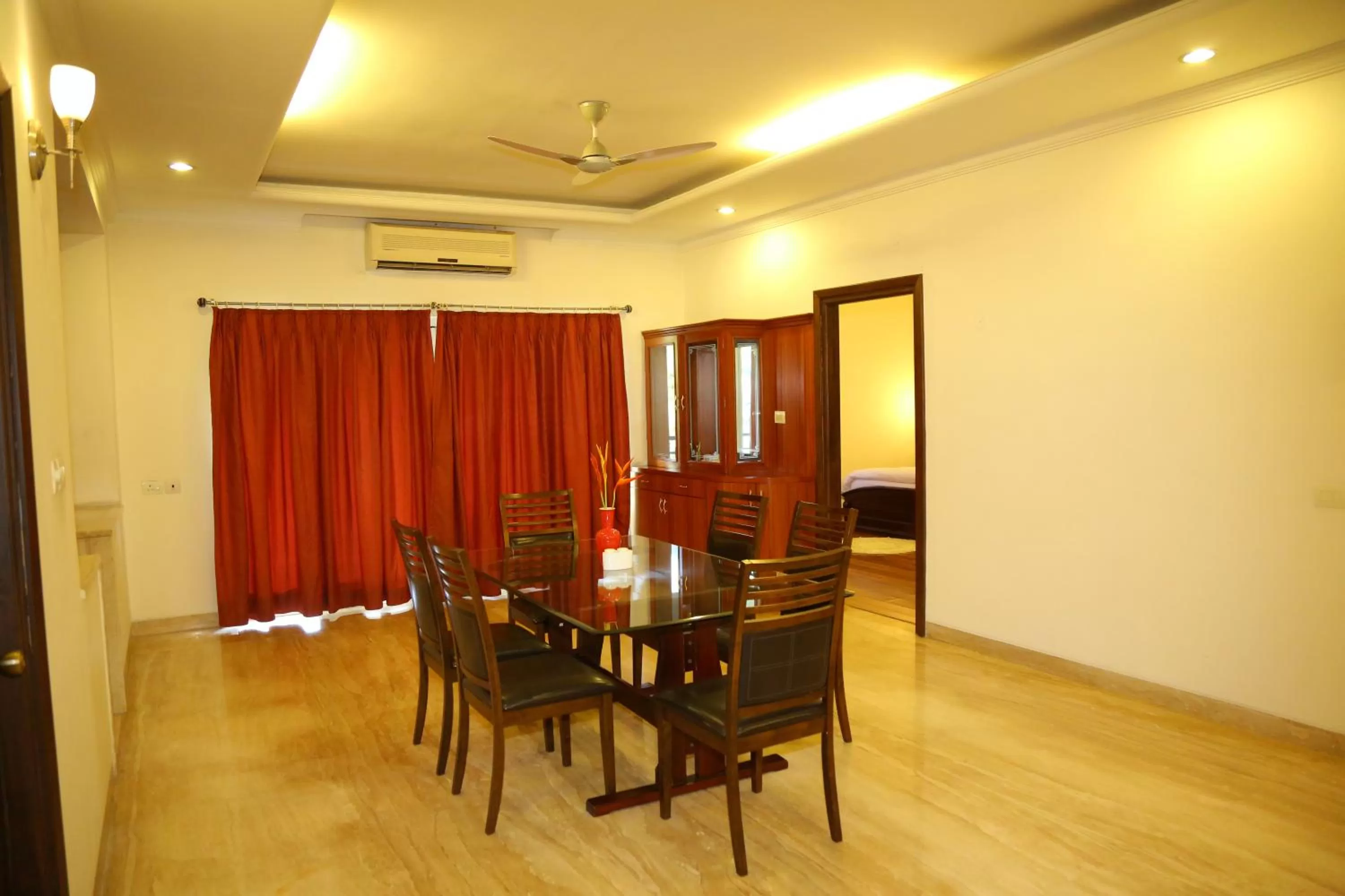 Dining area in Swan Suites Madhapur