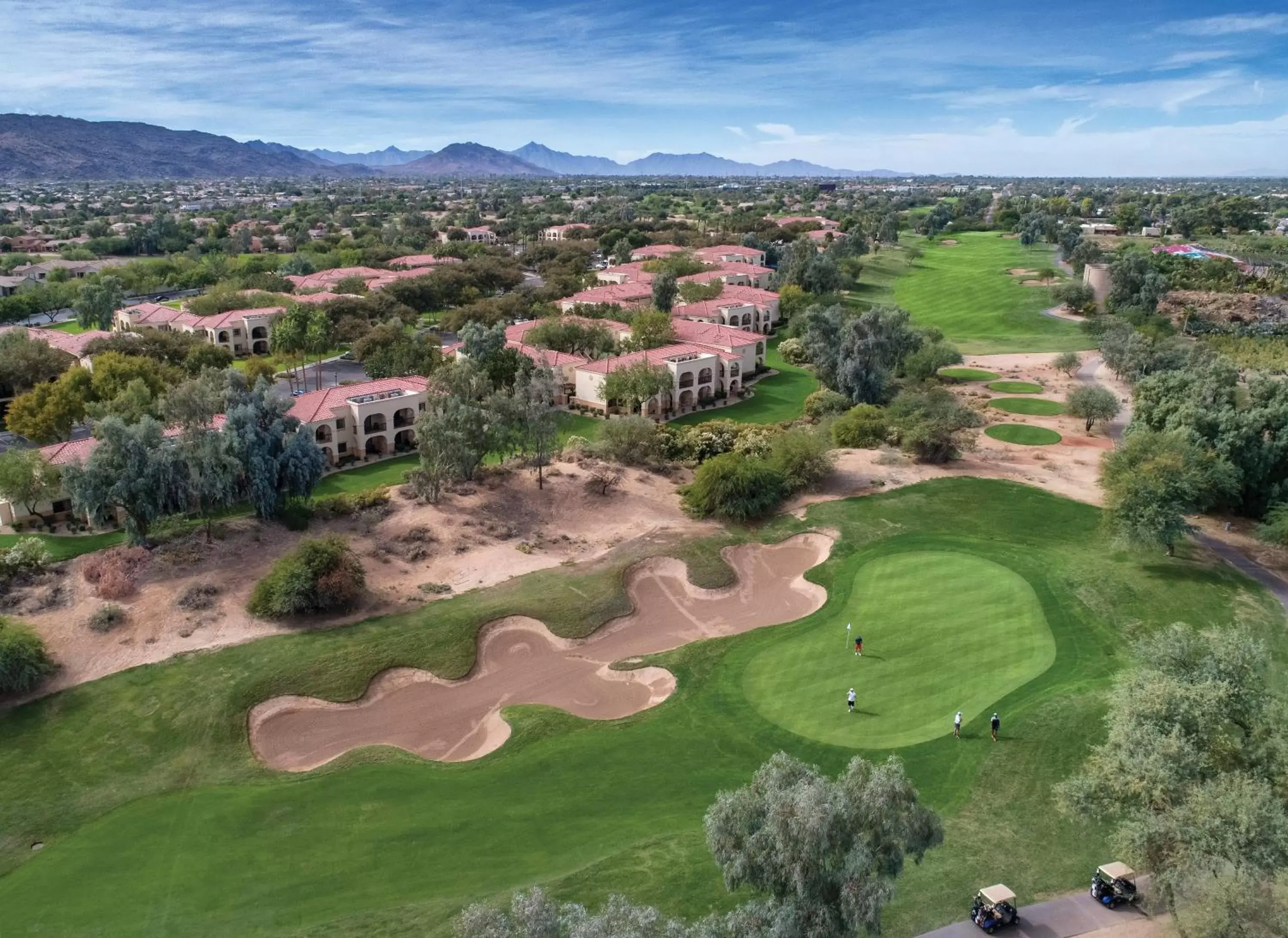 Property building, Bird's-eye View in The Legacy Golf Resort