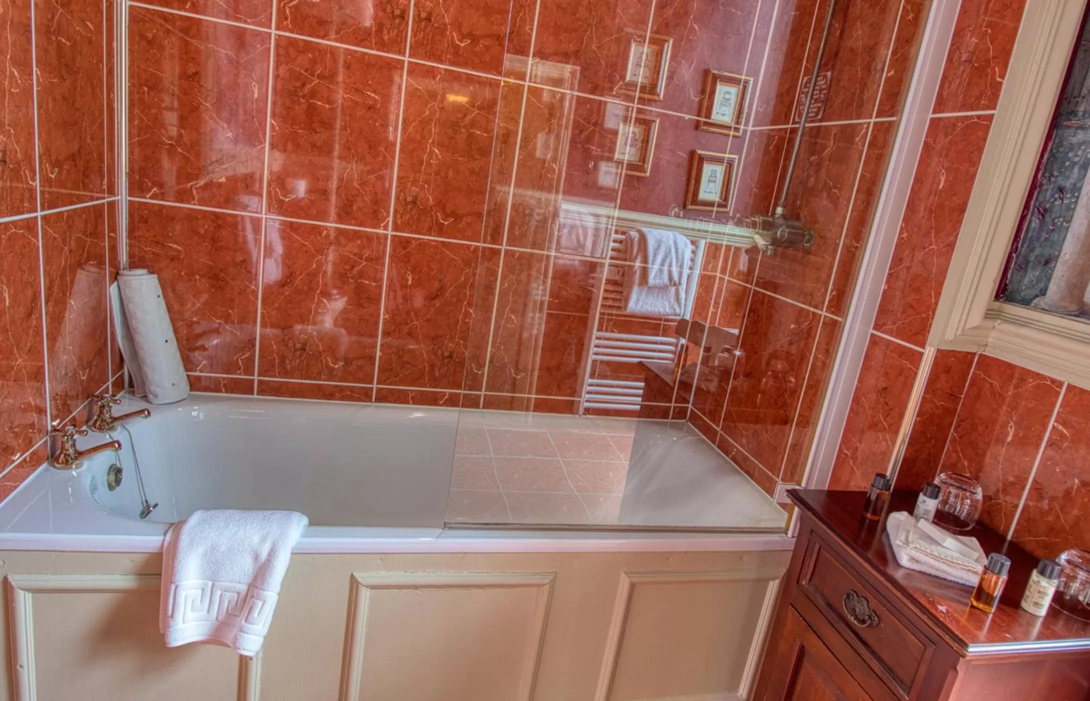 Bathroom in Lumley Castle Hotel