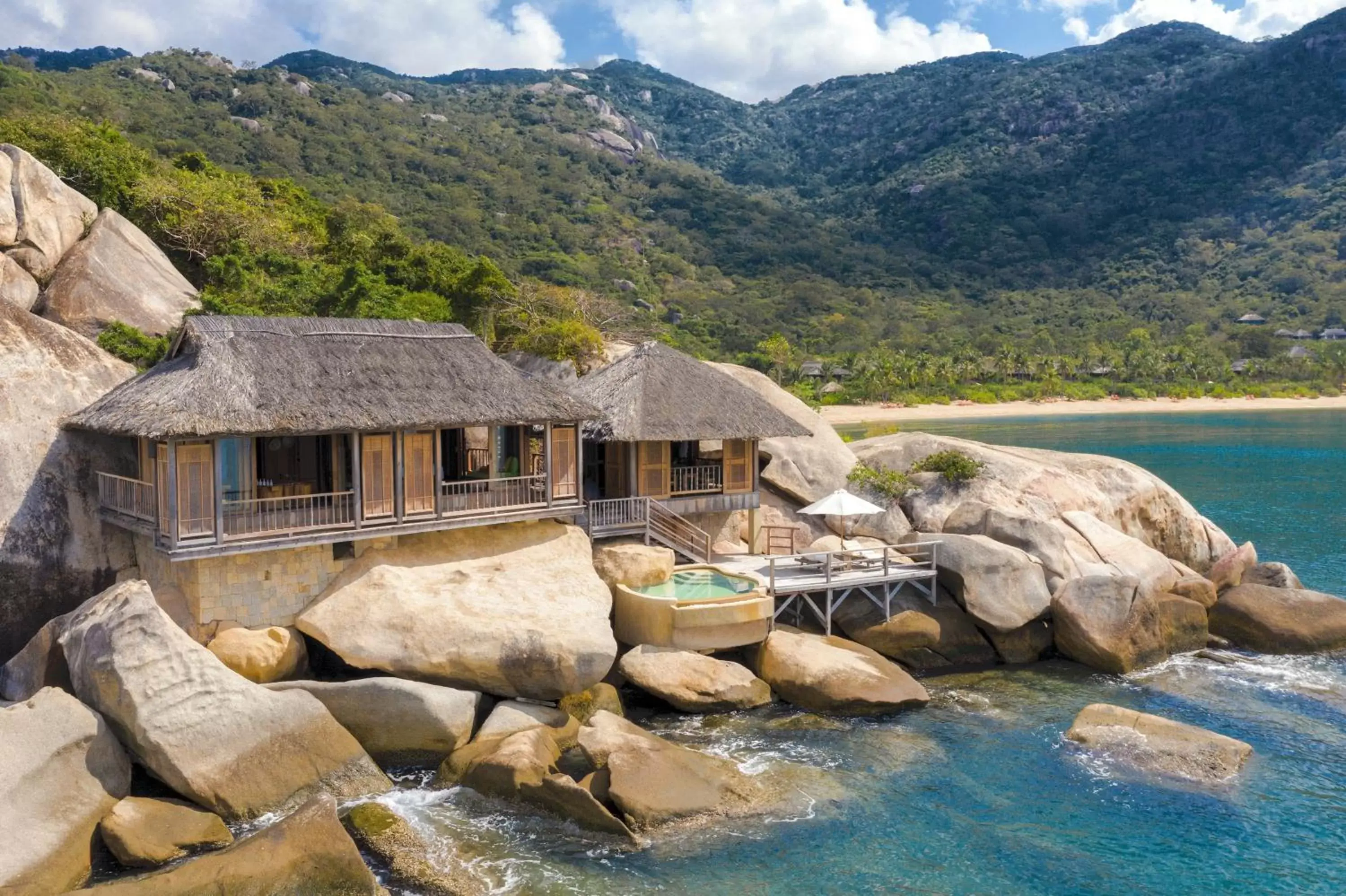 Floor plan in Six Senses Ninh Van Bay