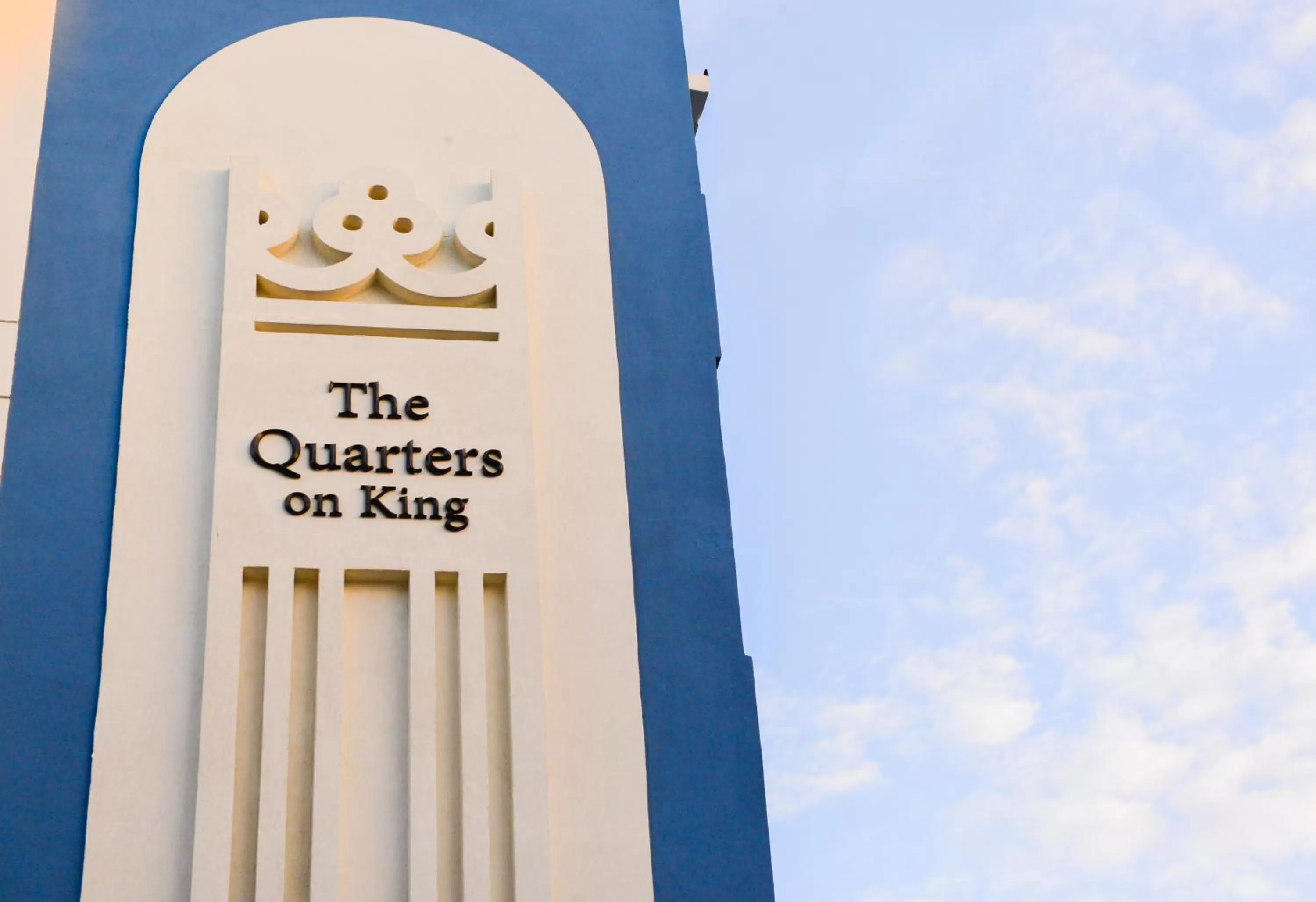 Property logo or sign in The Quarters on King