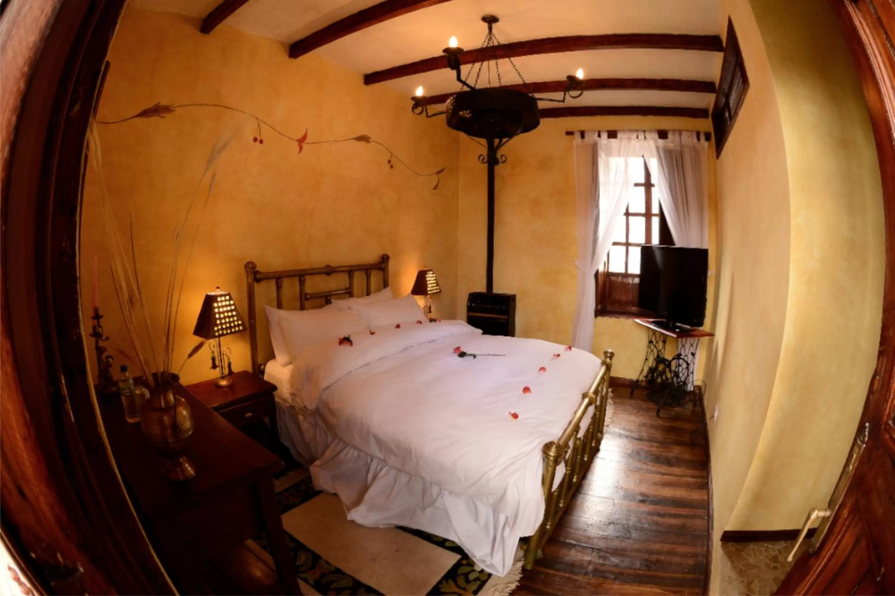 Day, Bed in Hostería La Andaluza