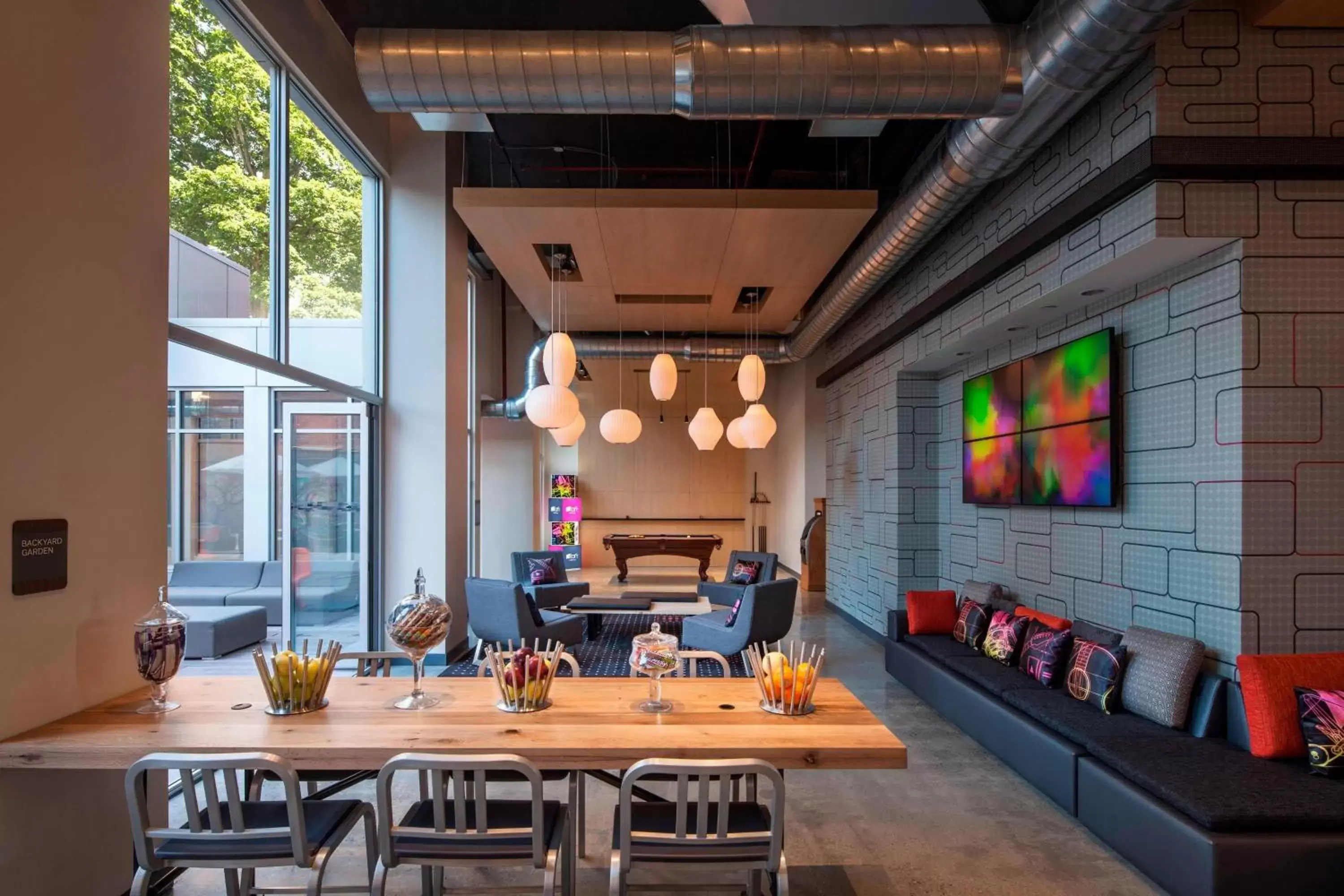 Lobby or reception, Restaurant/Places to Eat in Aloft Long Island City-Manhattan View