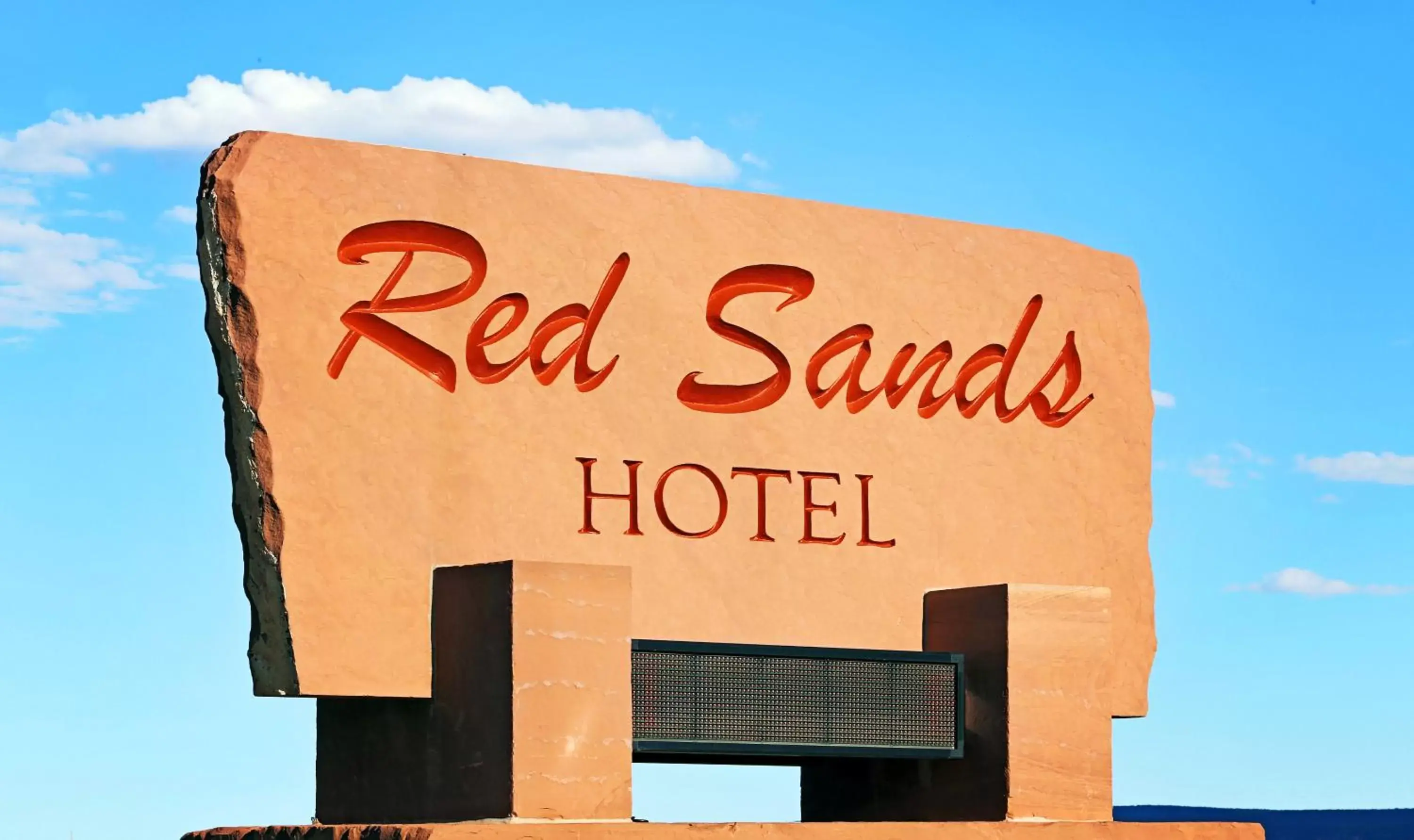 Decorative detail in Red Sands Hotel