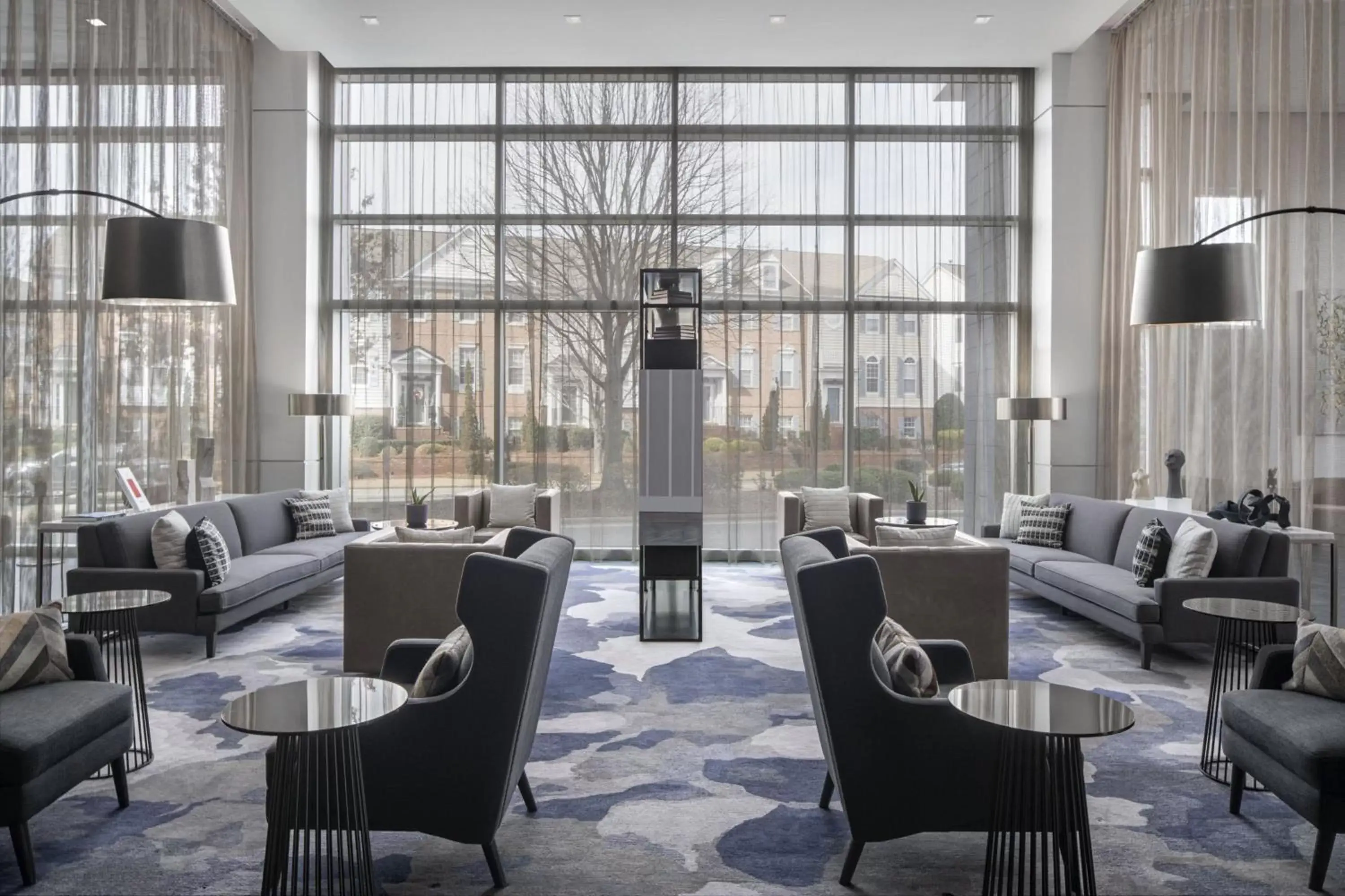 Lobby or reception, Restaurant/Places to Eat in AC Hotel by Marriott Charlotte Ballantyne