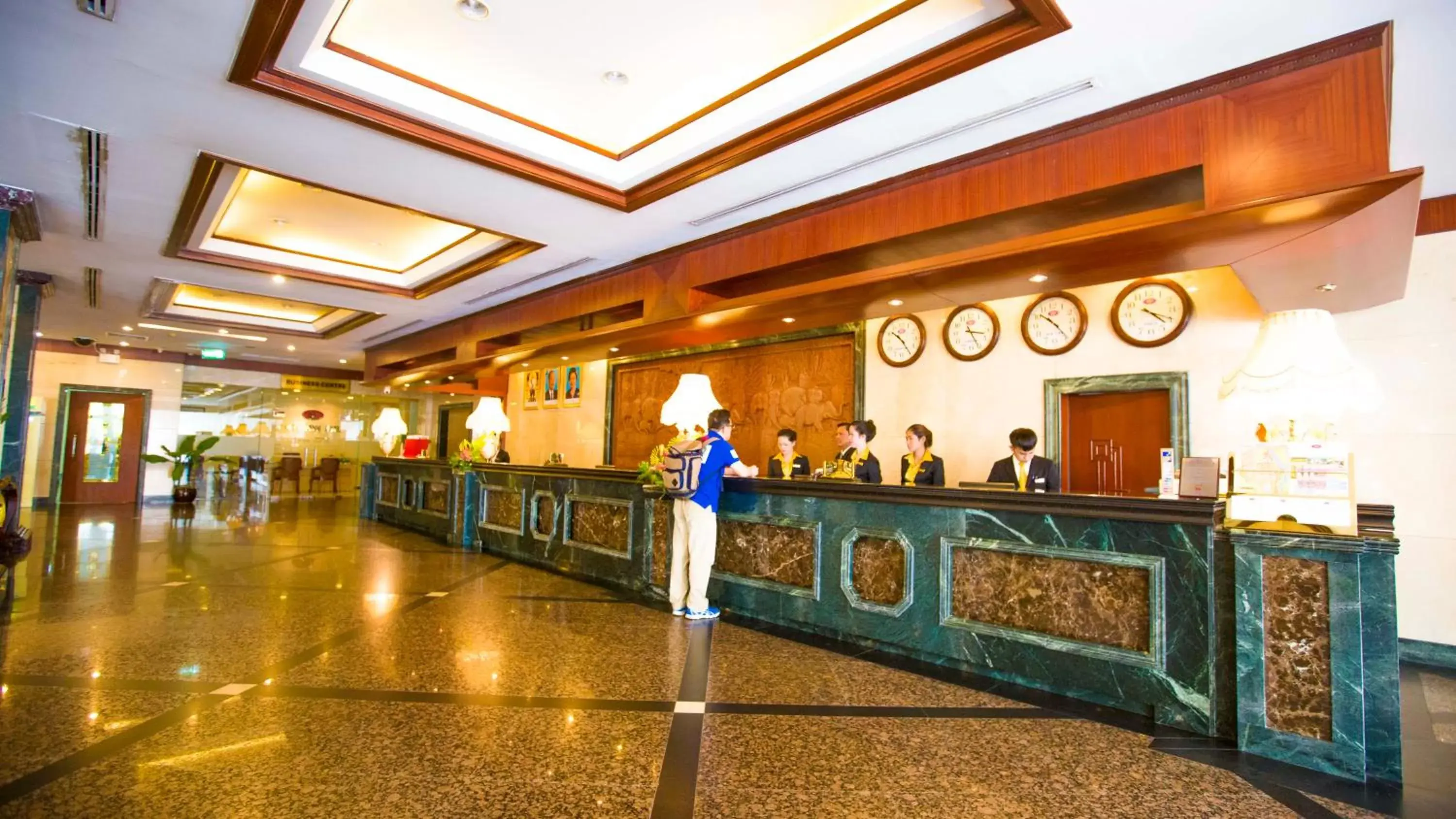 Lobby or reception in Phnom Penh Hotel