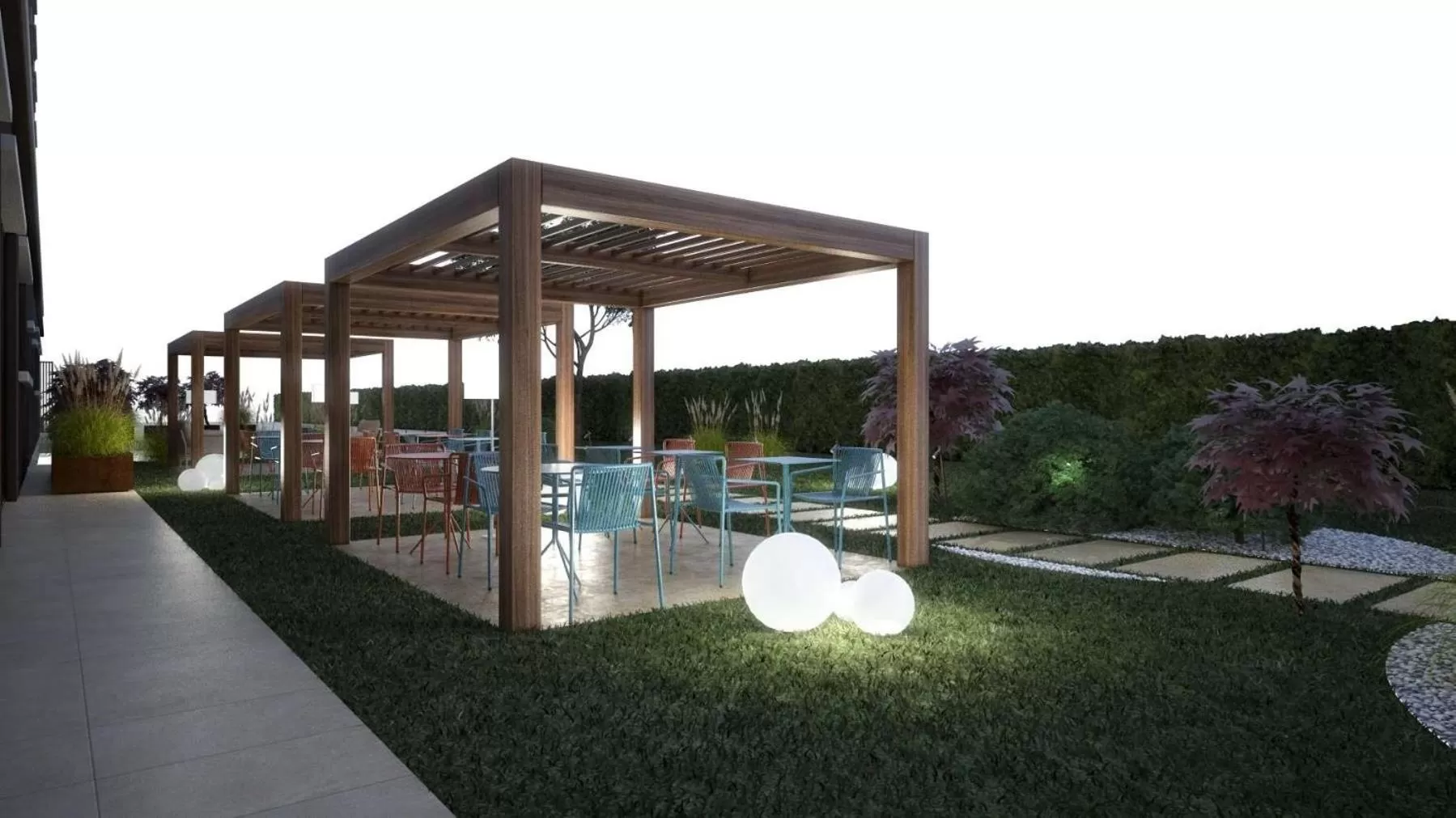 Patio in DoubleTree by Hilton Brescia