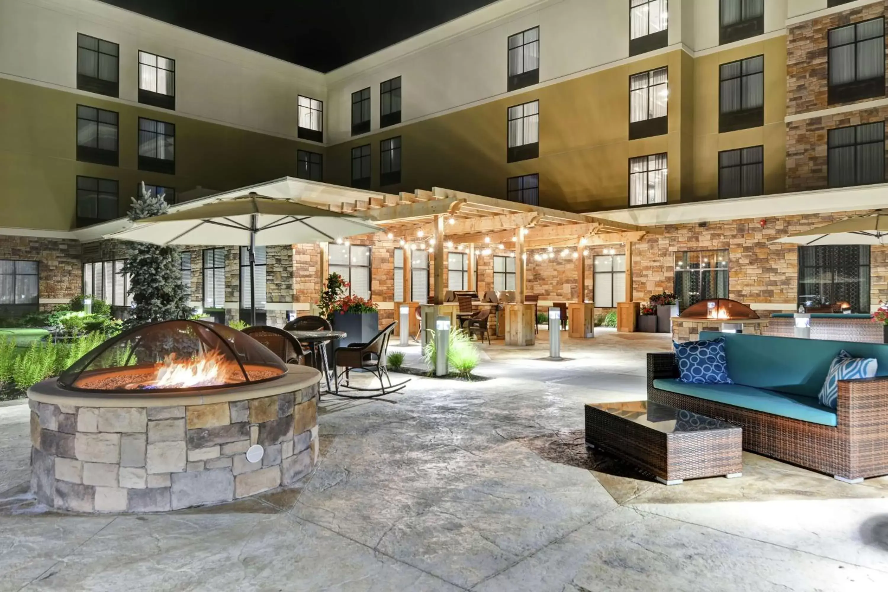 Patio in Homewood Suites By Hilton Poughkeepsie