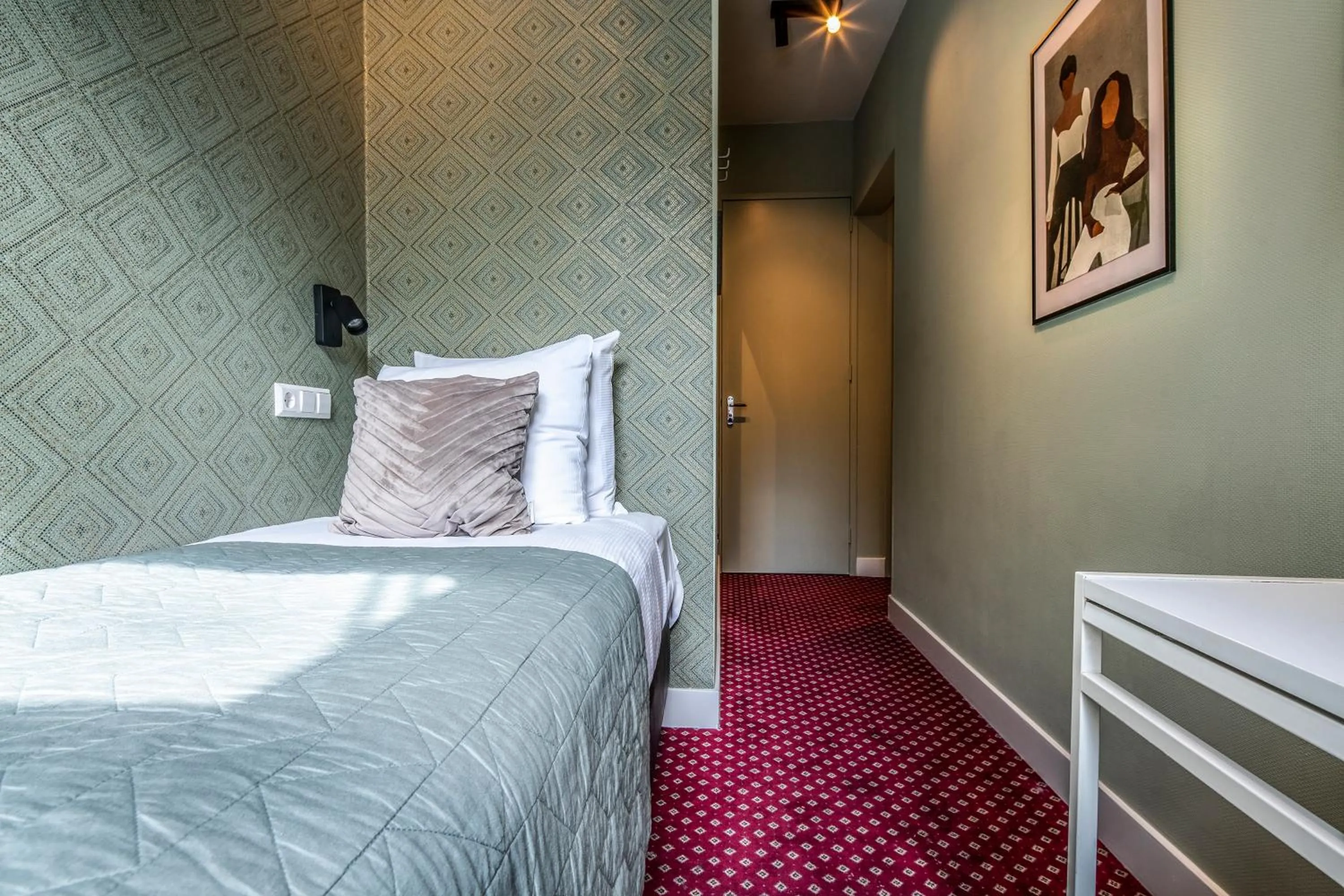 Bed in Hotel Atlantis Amsterdam