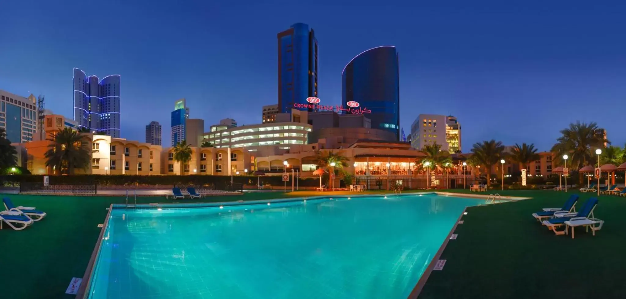 Property building, Swimming Pool in Crowne Plaza Bahrain, an IHG Hotel