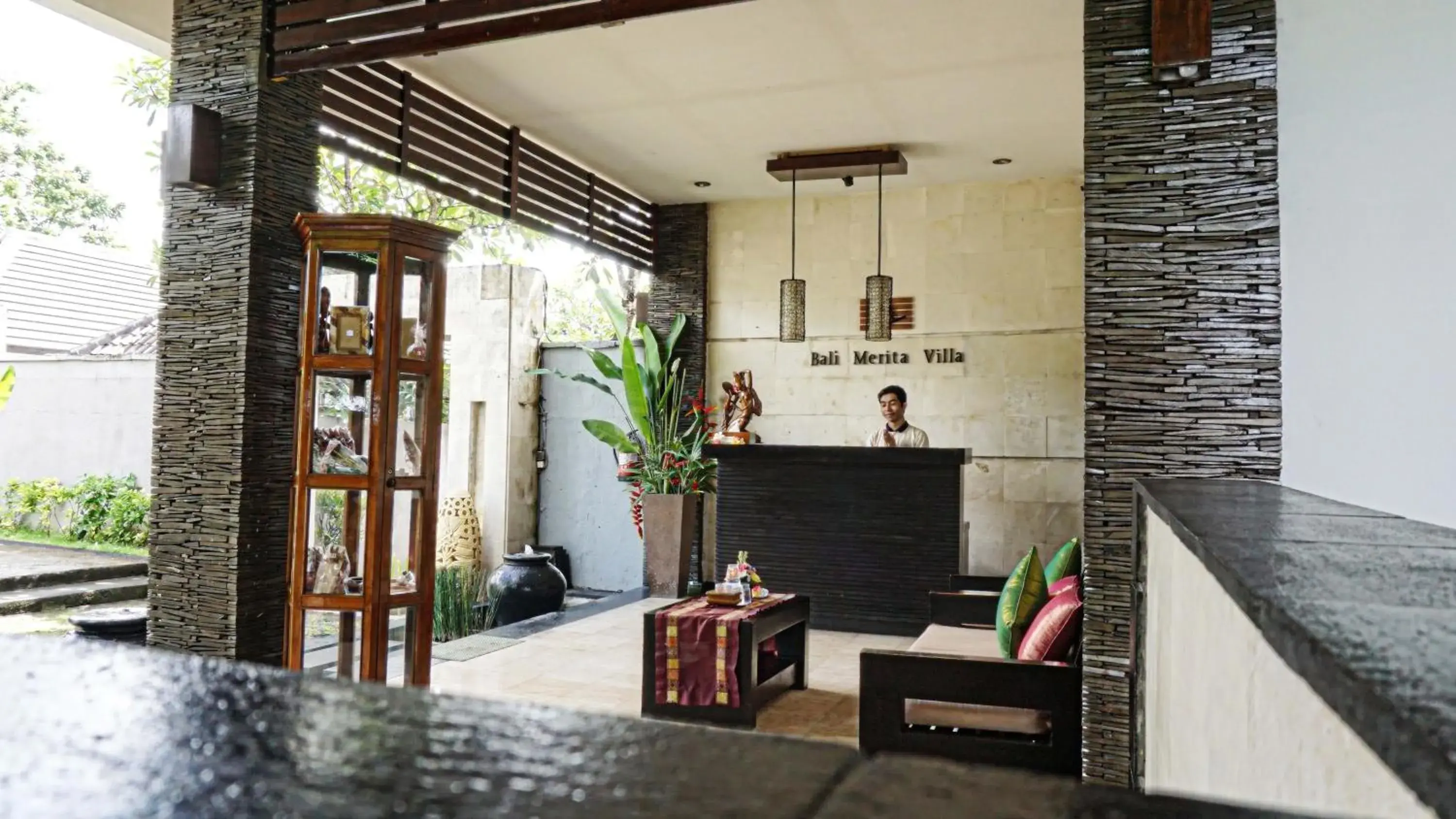 Lobby or reception in Bali Merita Villa
