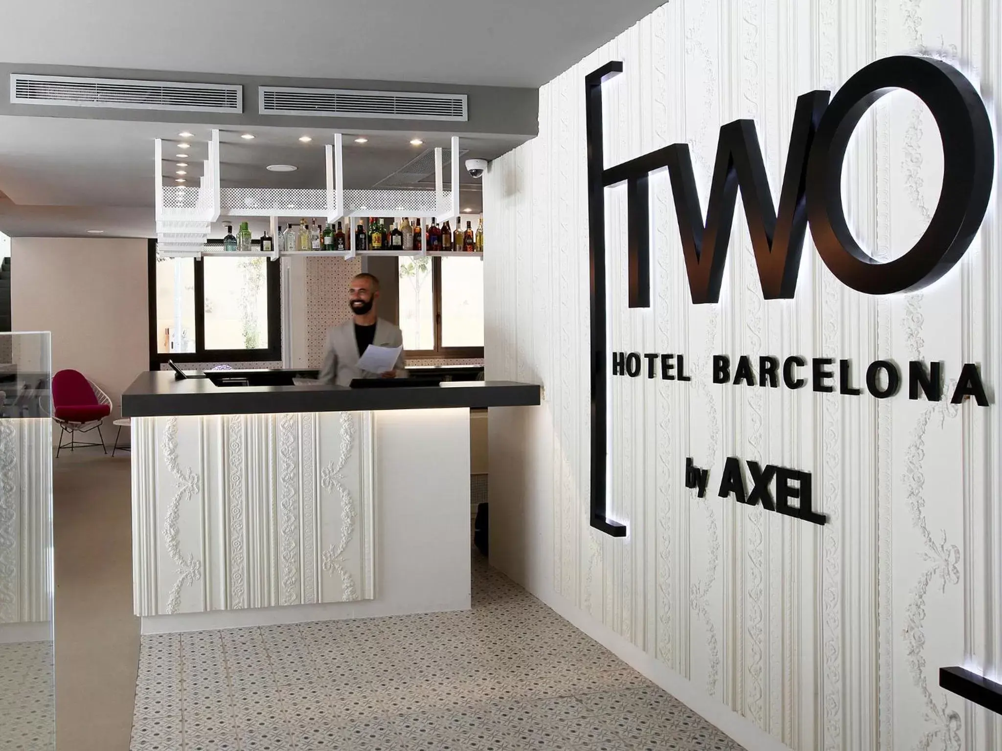 Lobby or reception in TWO Hotel Barcelona by Axel 4* Sup- Adults Only